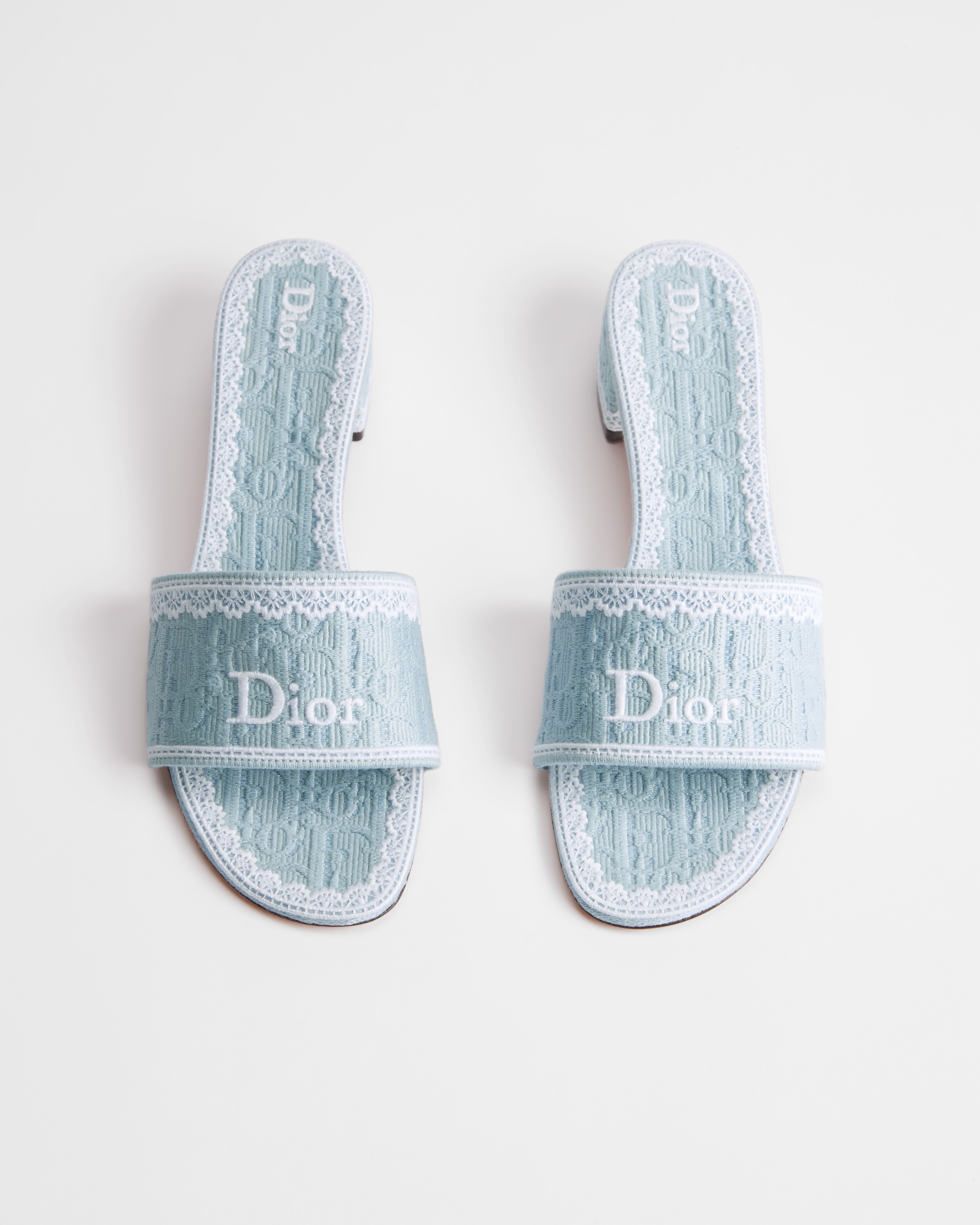 Dior Dentelle Slide mit Absatz