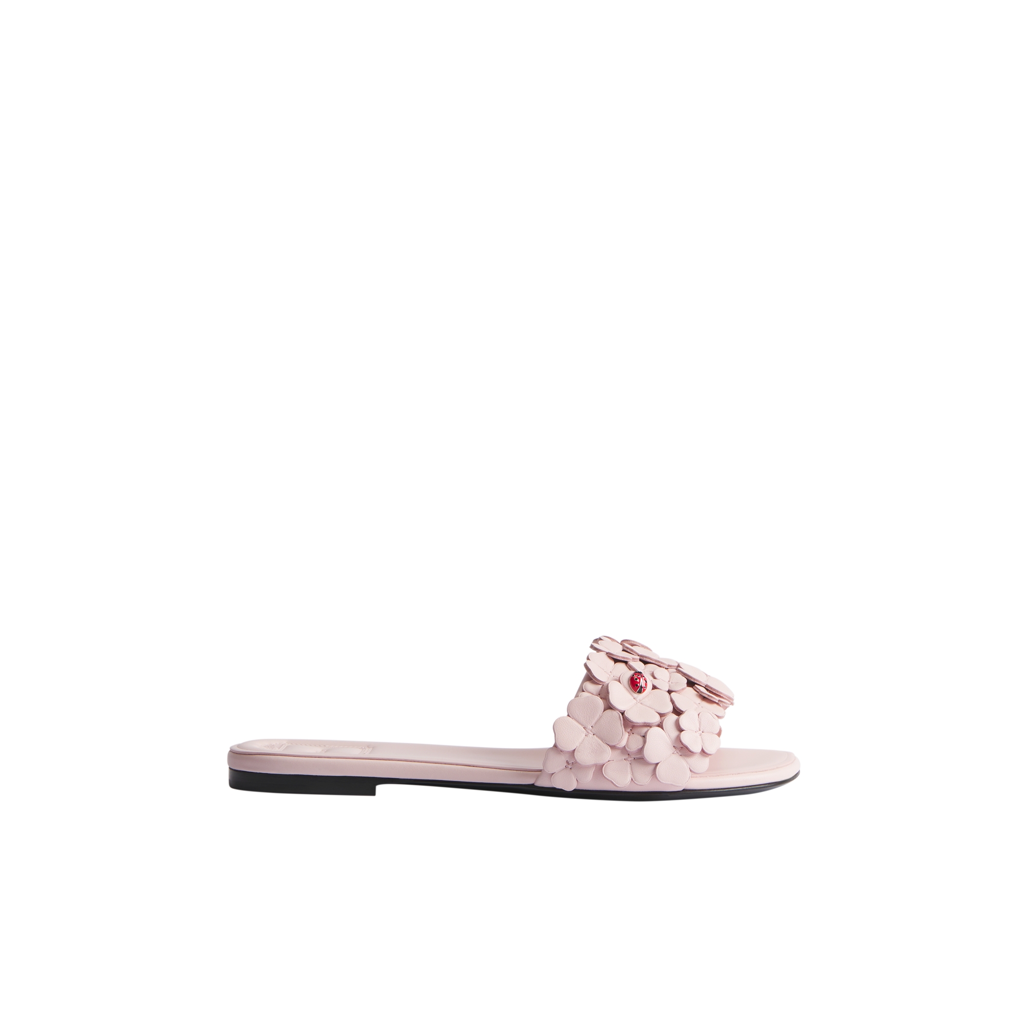  Soupir Pink Dior Clover Embroidered Lambskin