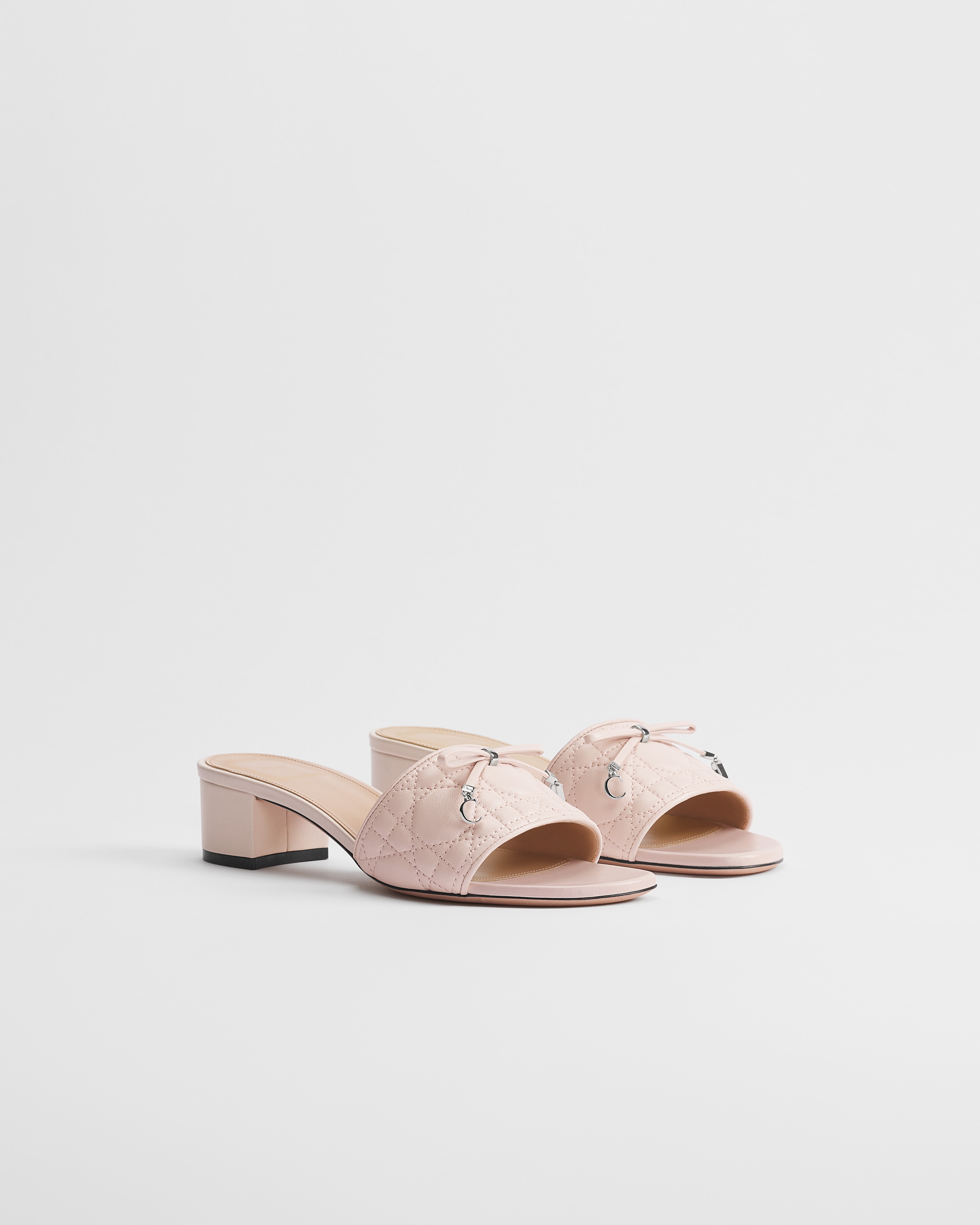 Dior Cannage Heeled Slide