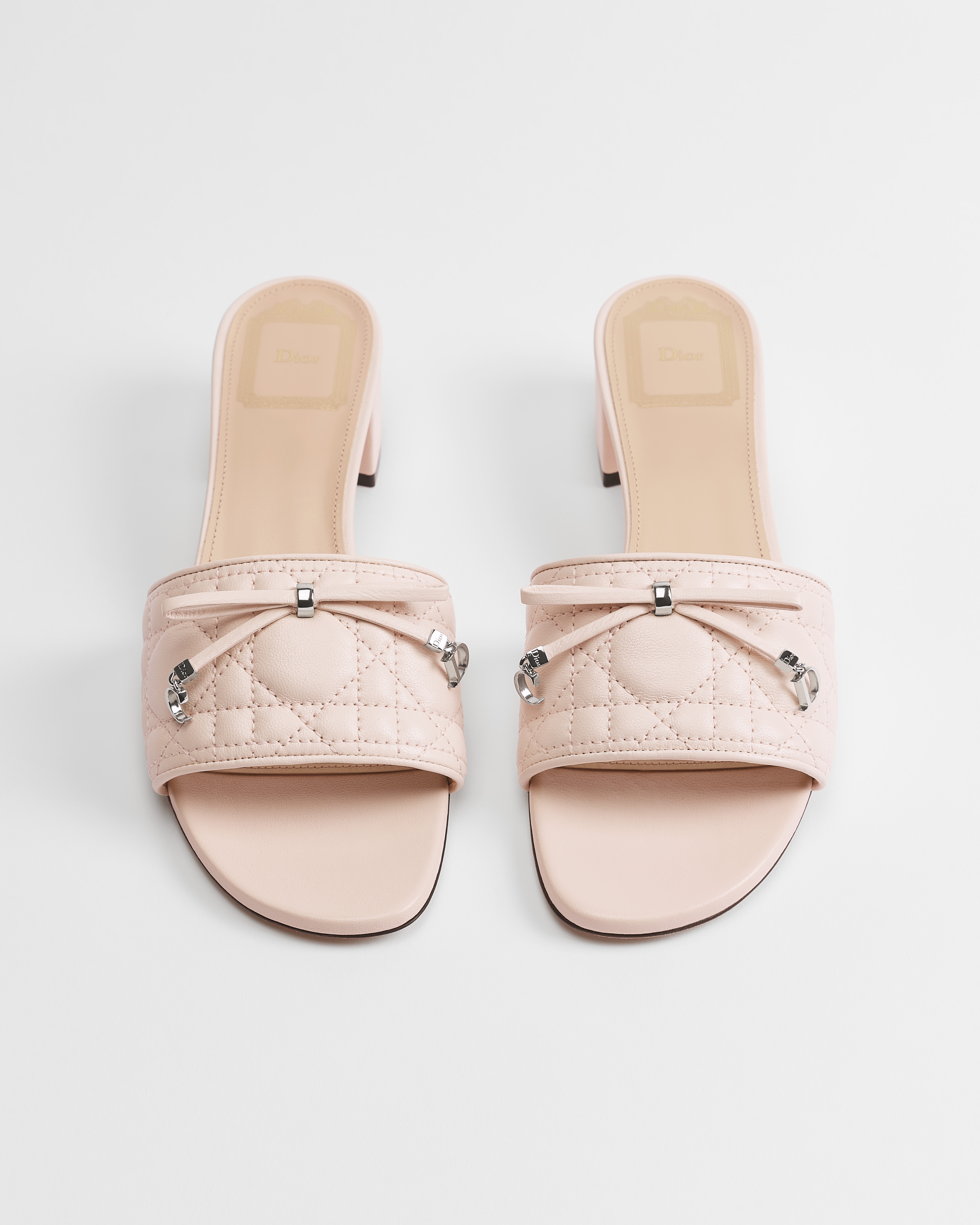 Dior Cannage Heeled Slide