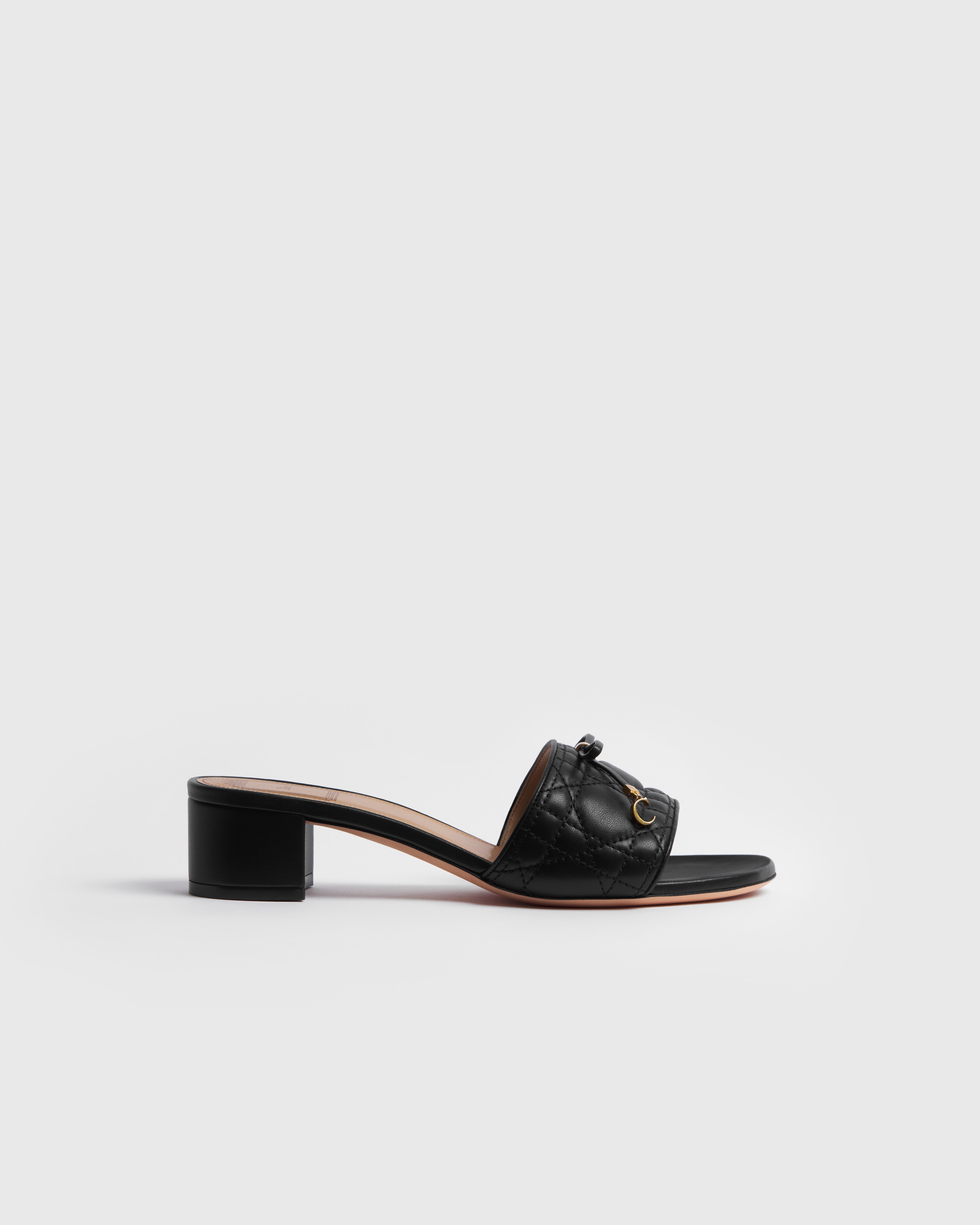 Dior Cannage Heeled Slide