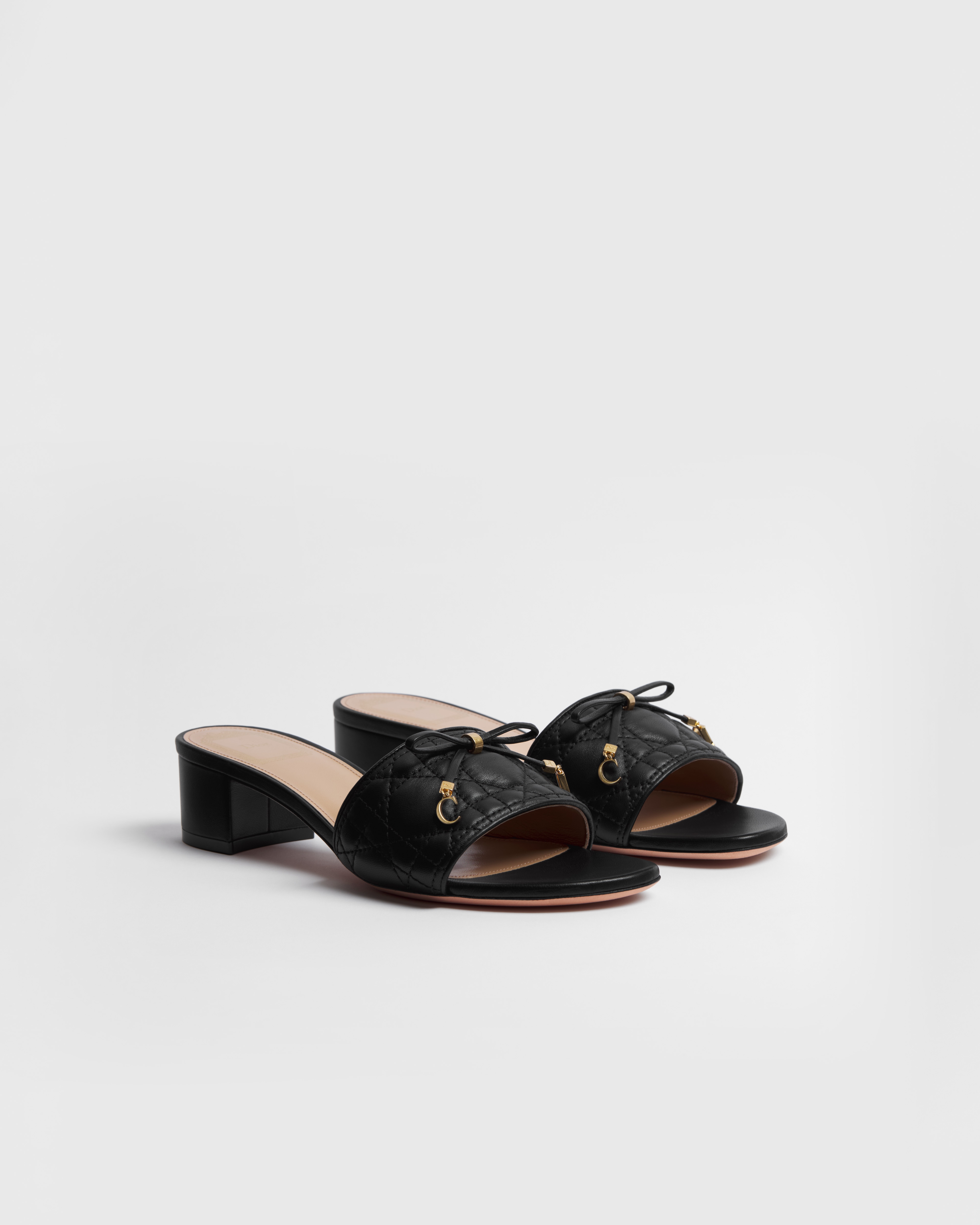 Dior Cannage Heeled Slide