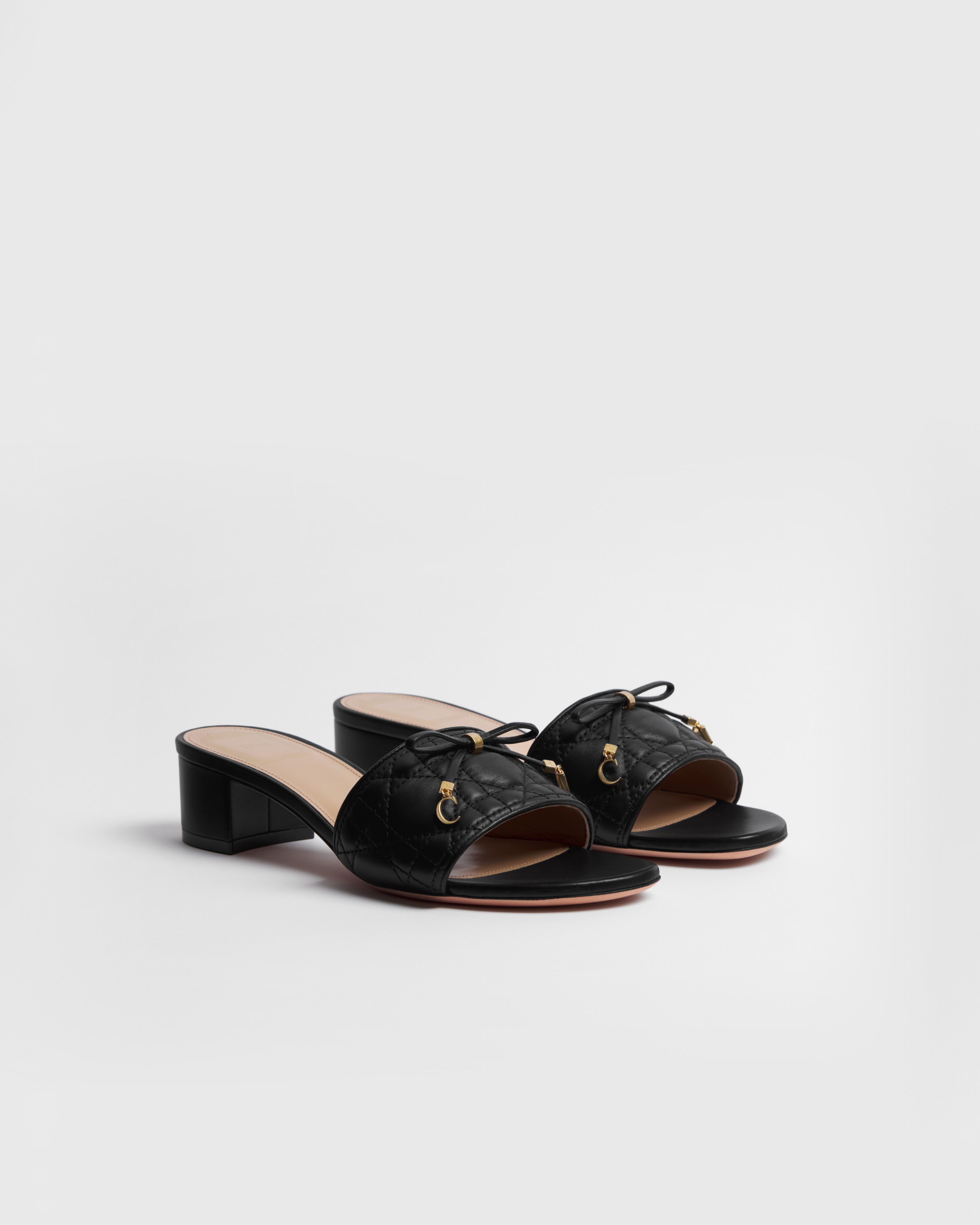 Dior Cannage Heeled Slide