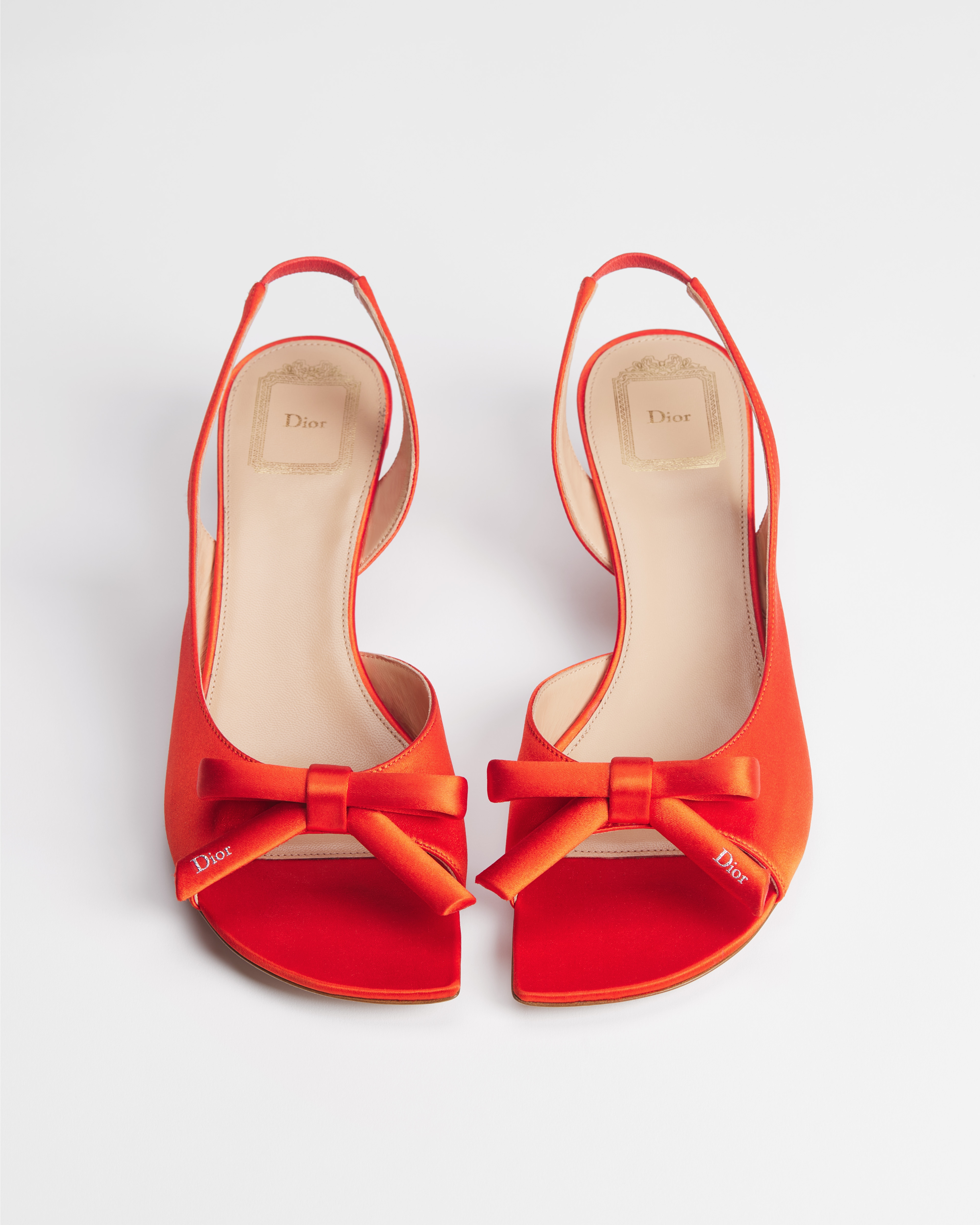 Sandalo slingback Dior Bow con tacco