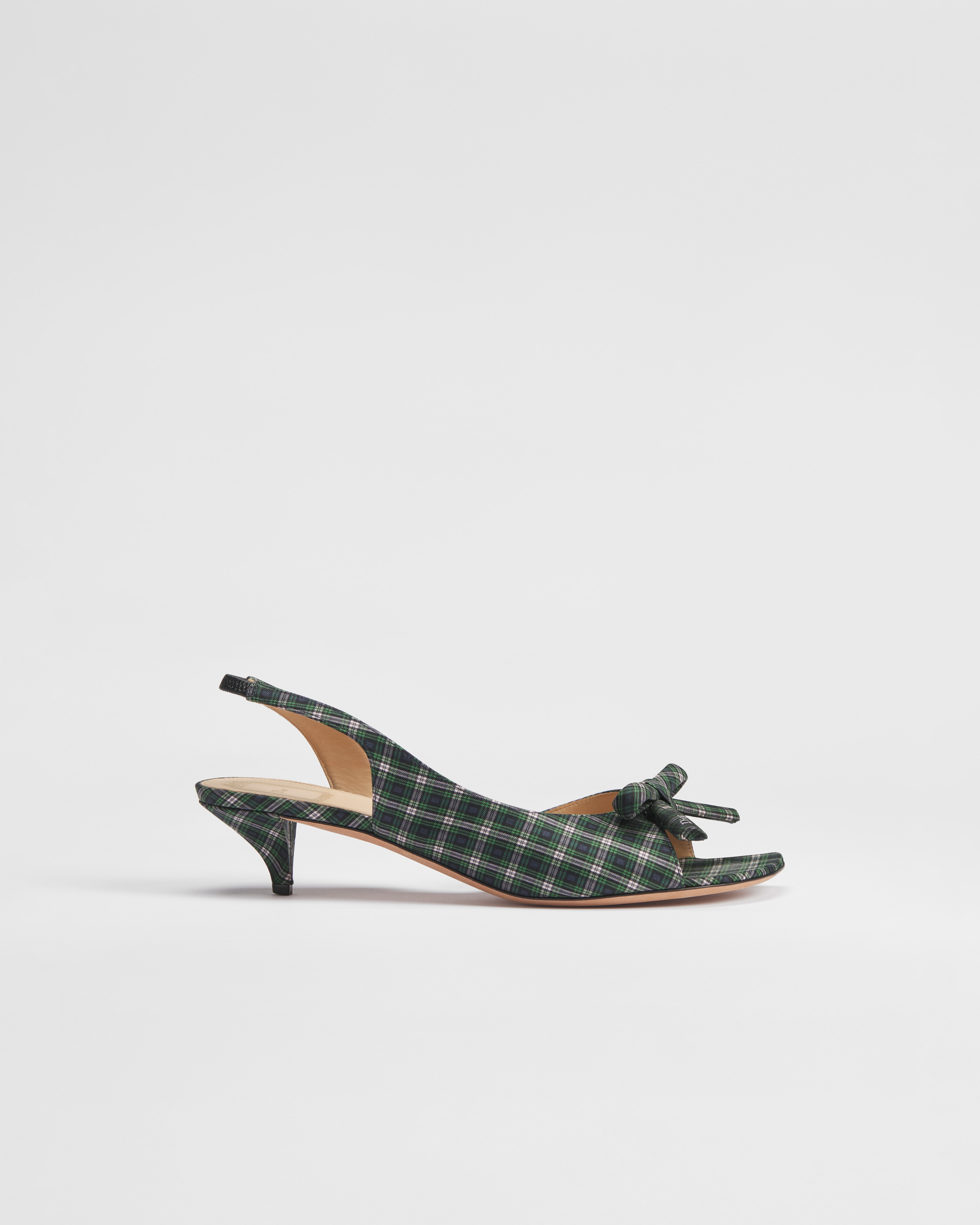 Dior Bow Heeled Slingback Sandal