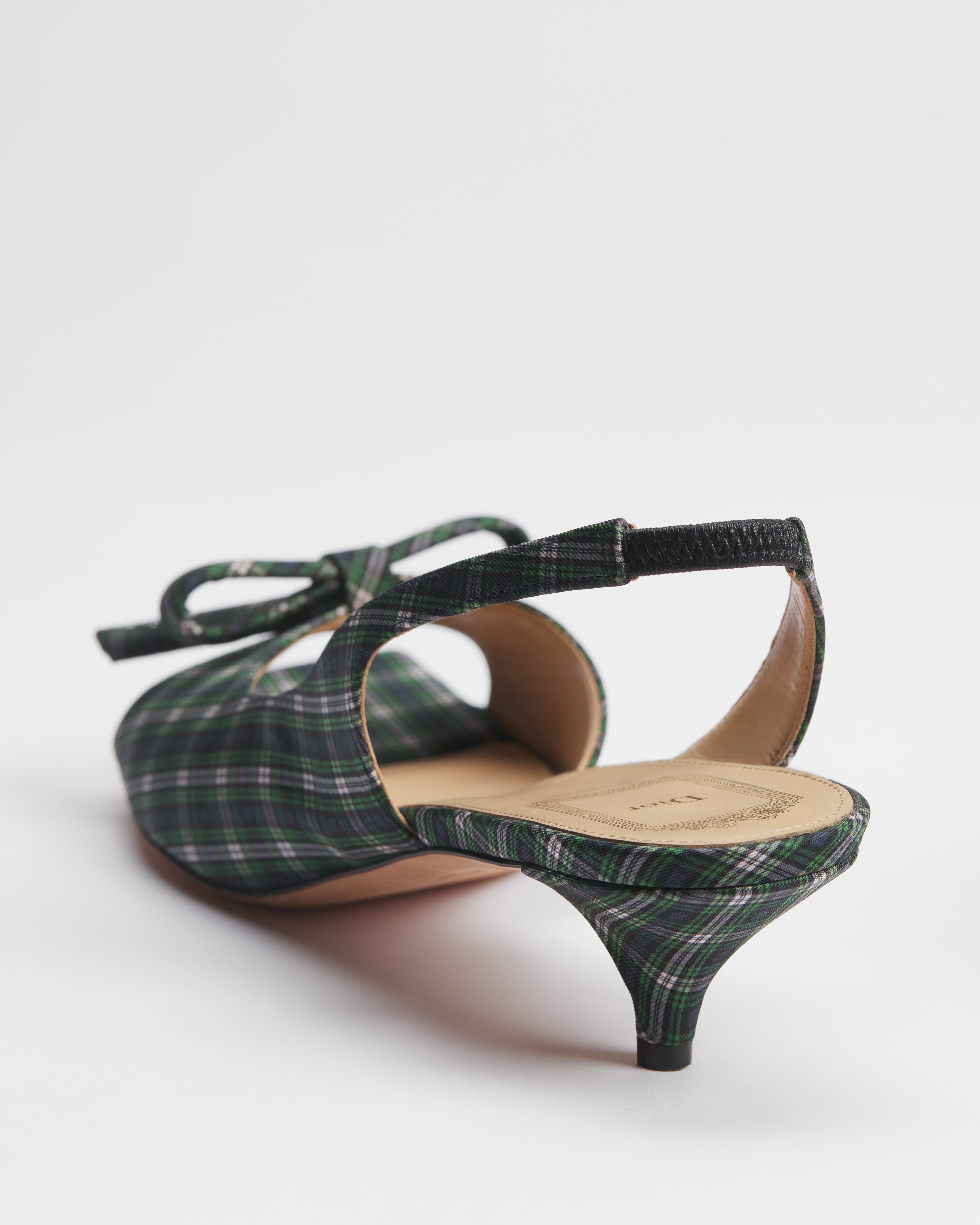 Sandalo slingback Dior Bow con tacco