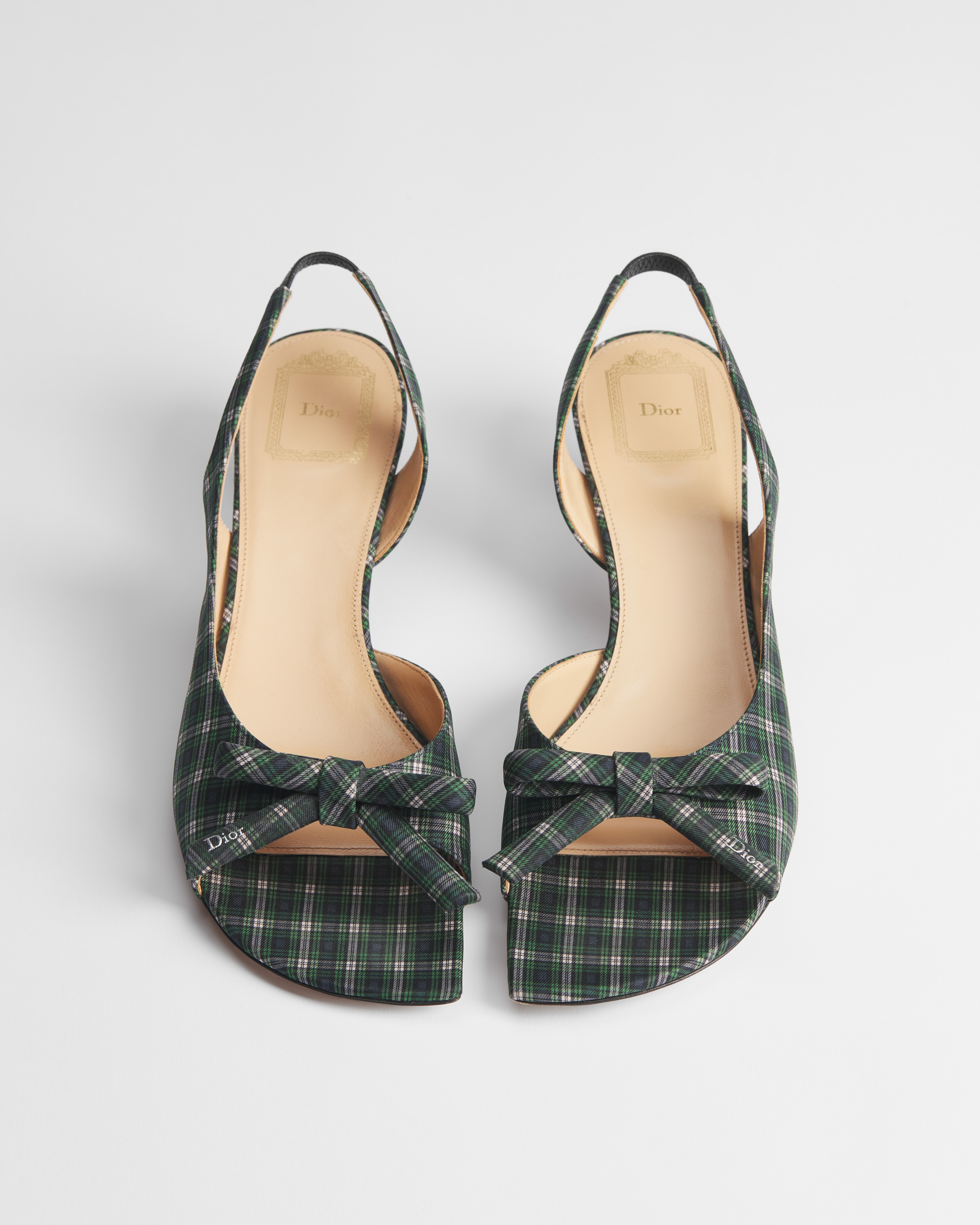Sandalo slingback Dior Bow con tacco