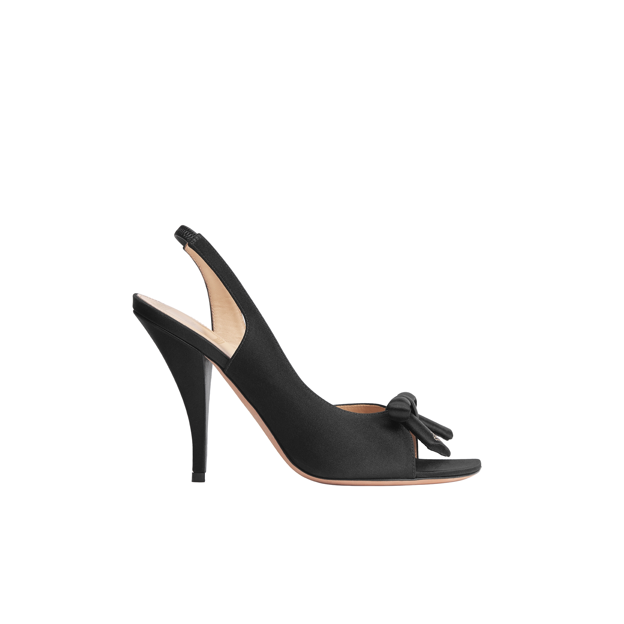  Satin in Schwarz