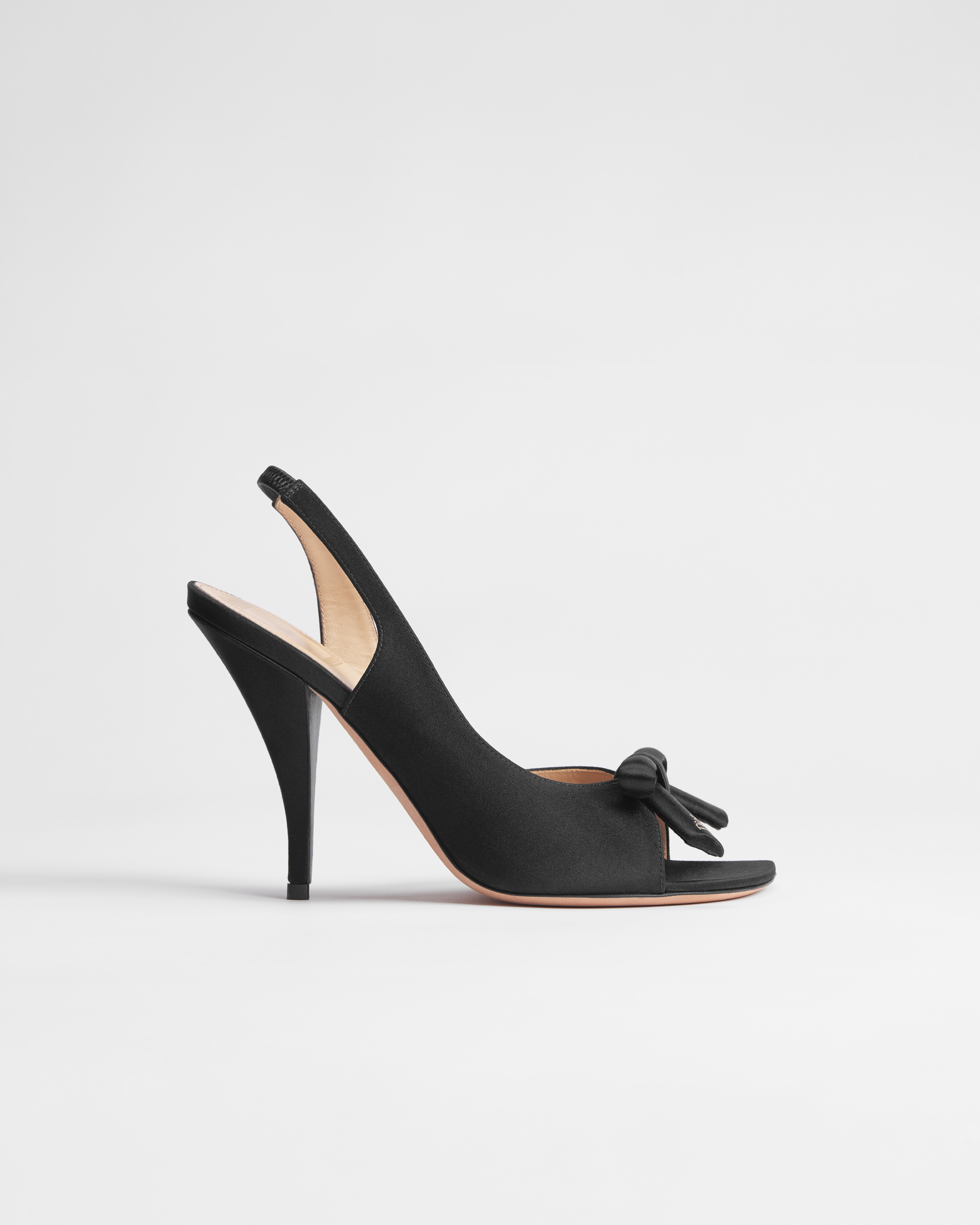 Dior Bow Heeled Slingback Sandal
