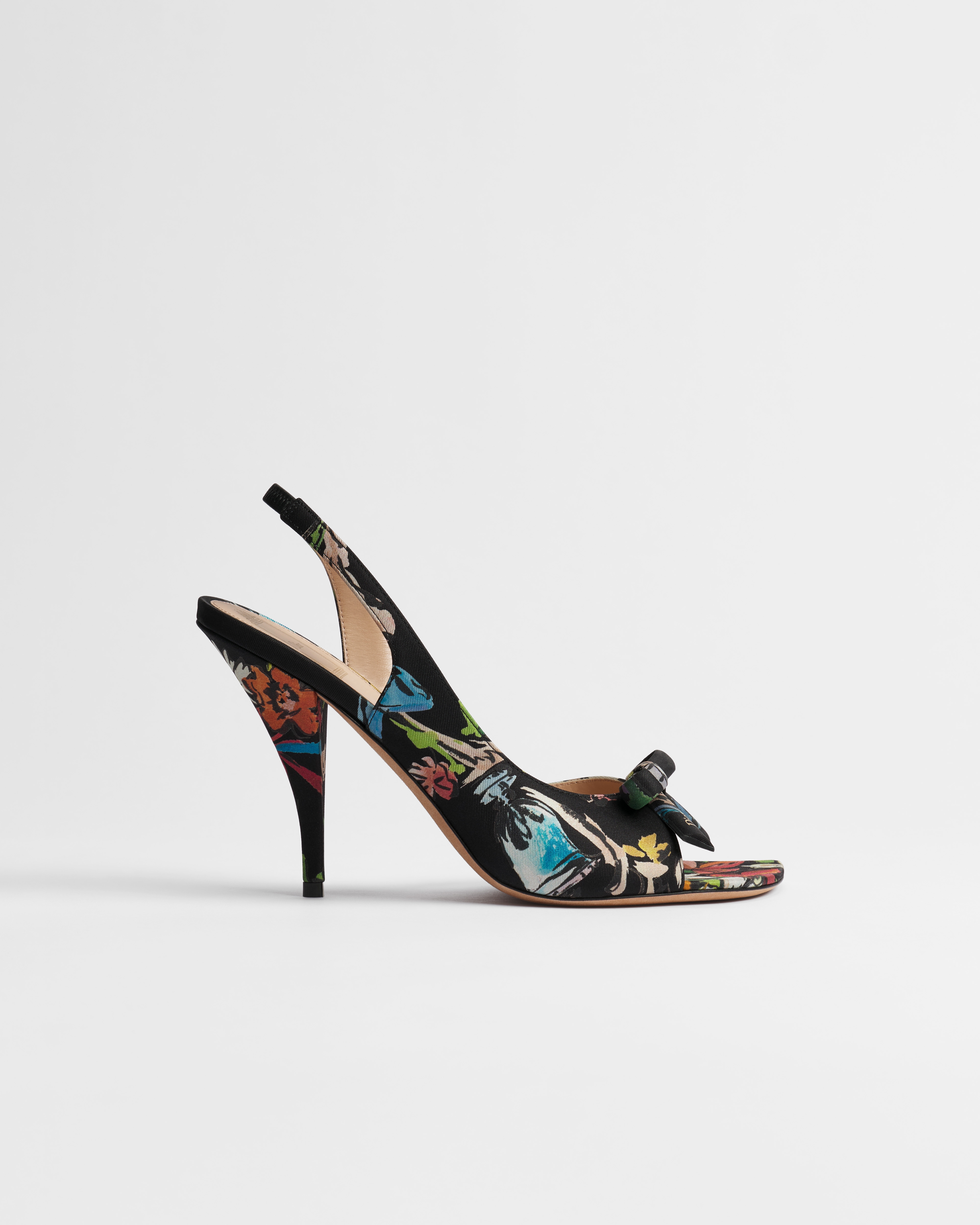 Dioriviera Dior Bow Heeled Slingback Sandal