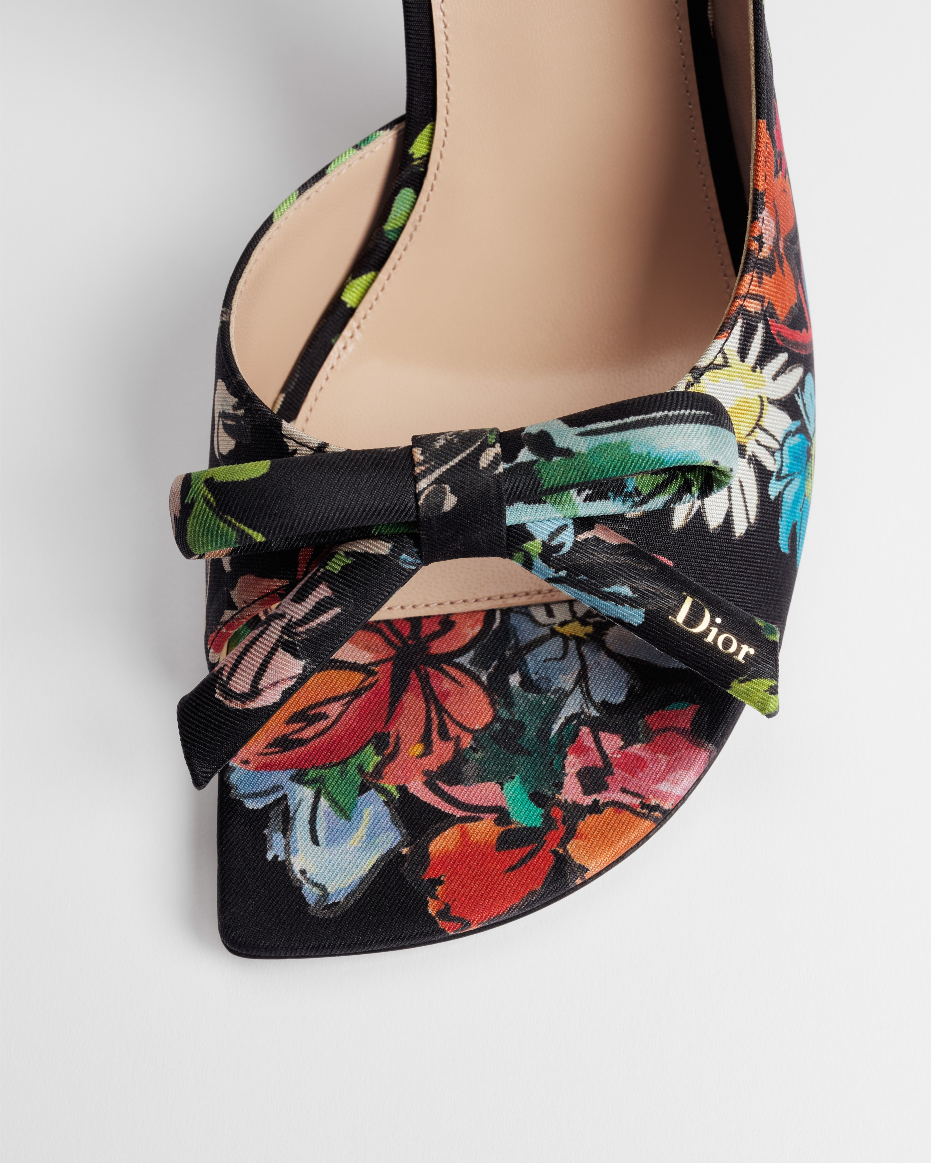 Dioriviera Dior Bow Heeled Slingback Sandal