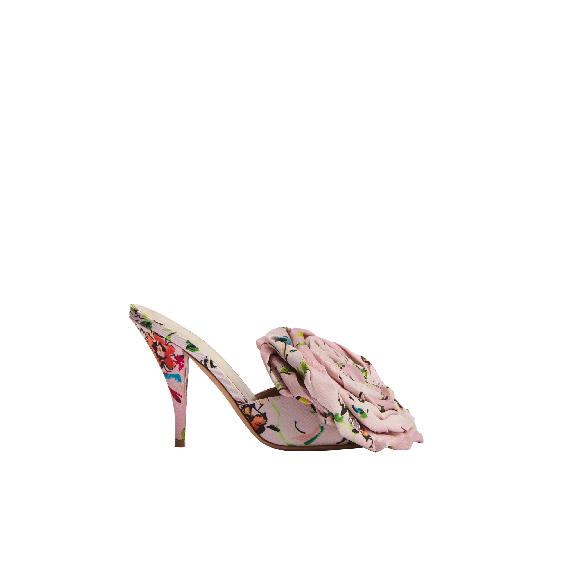 Dioriviera Dior Aurore Heeled Sandal Rose Tendre Technical Twill