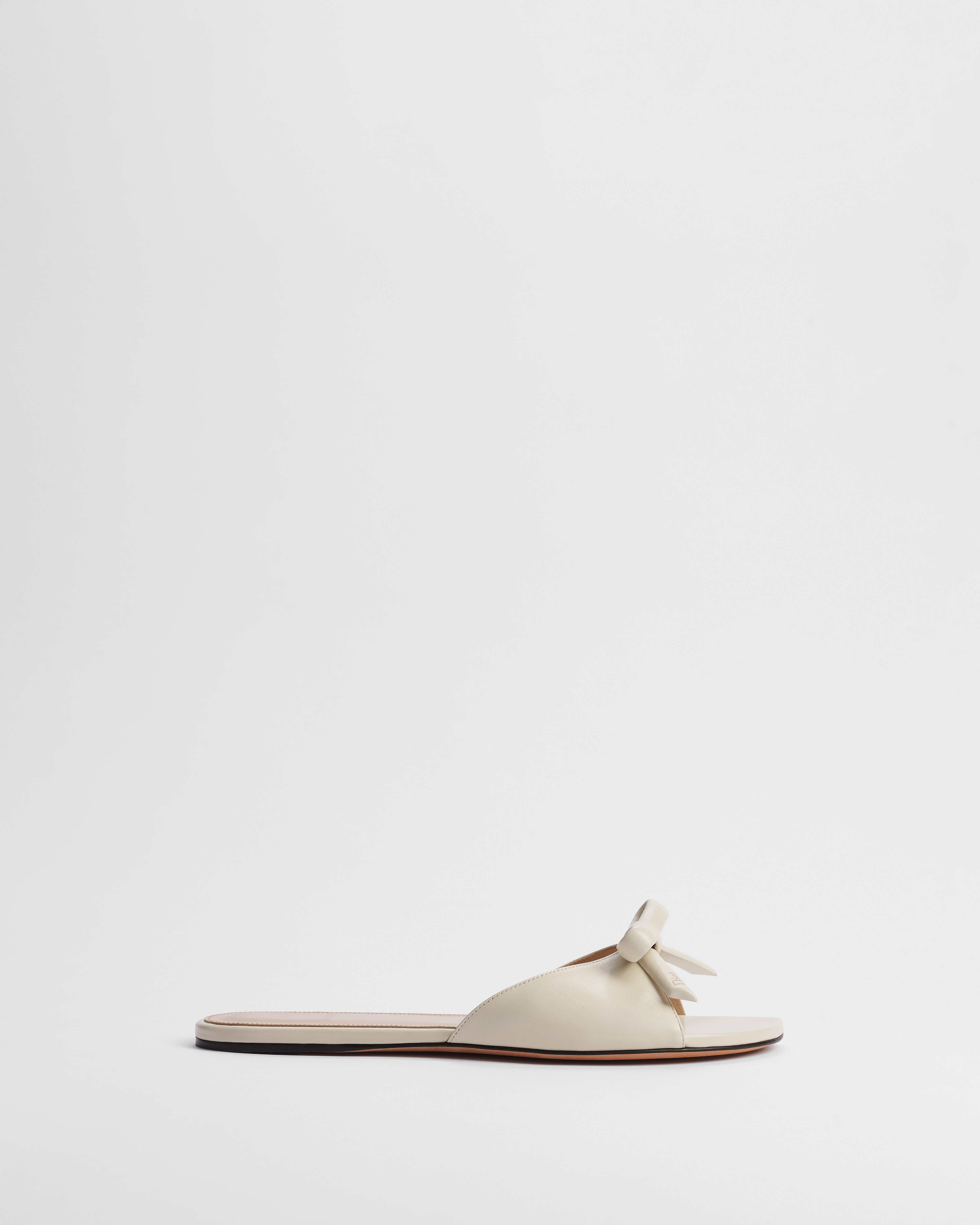 Dior Bow Slide White Lambskin E02