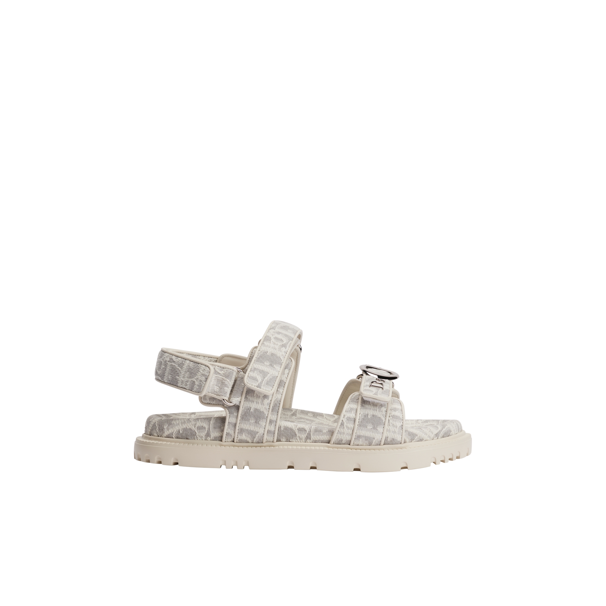 MyDior Sandal White and Gray Dior Oblique Jacquard E02