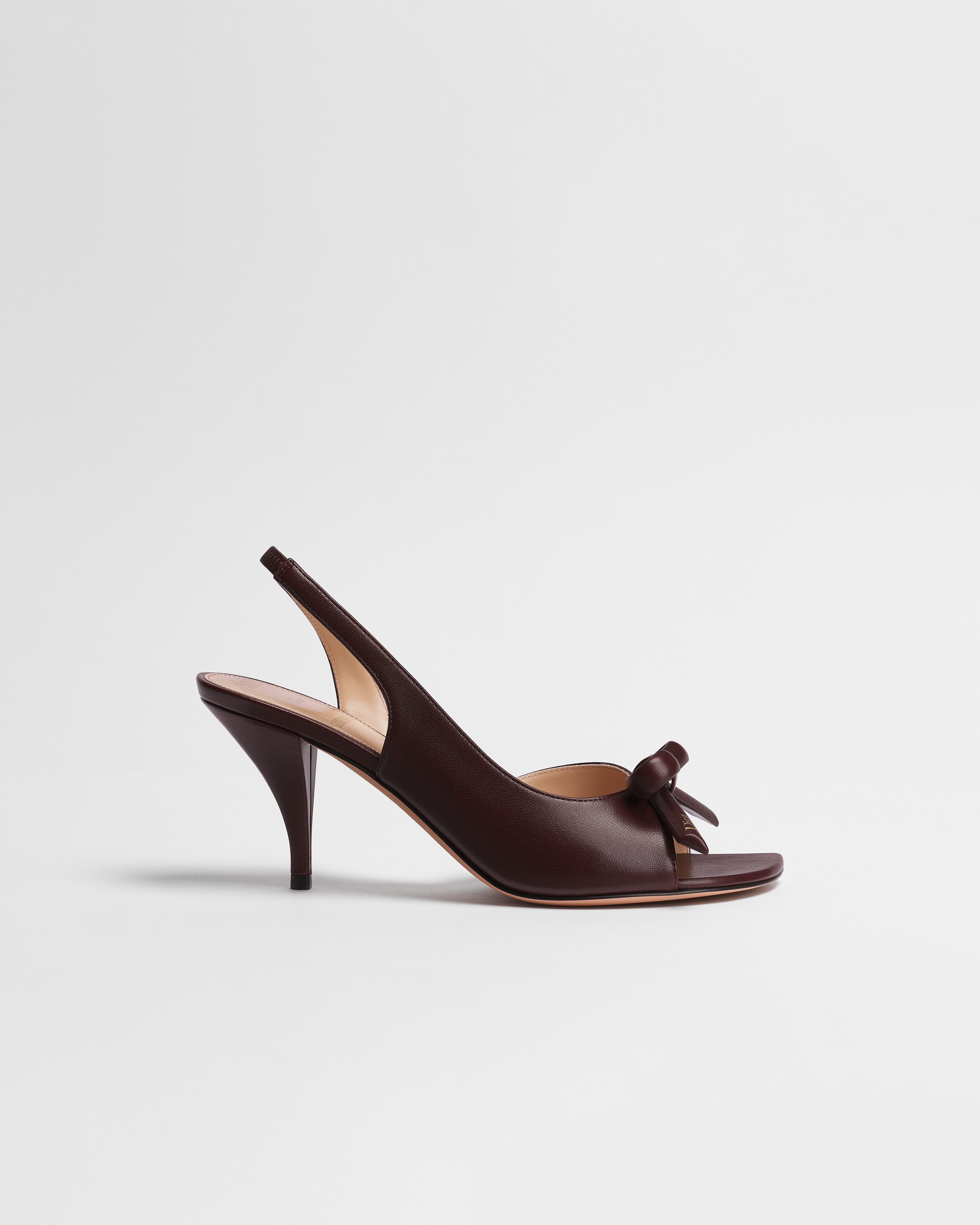 Dior Bow Heeled Slingback Sandal
