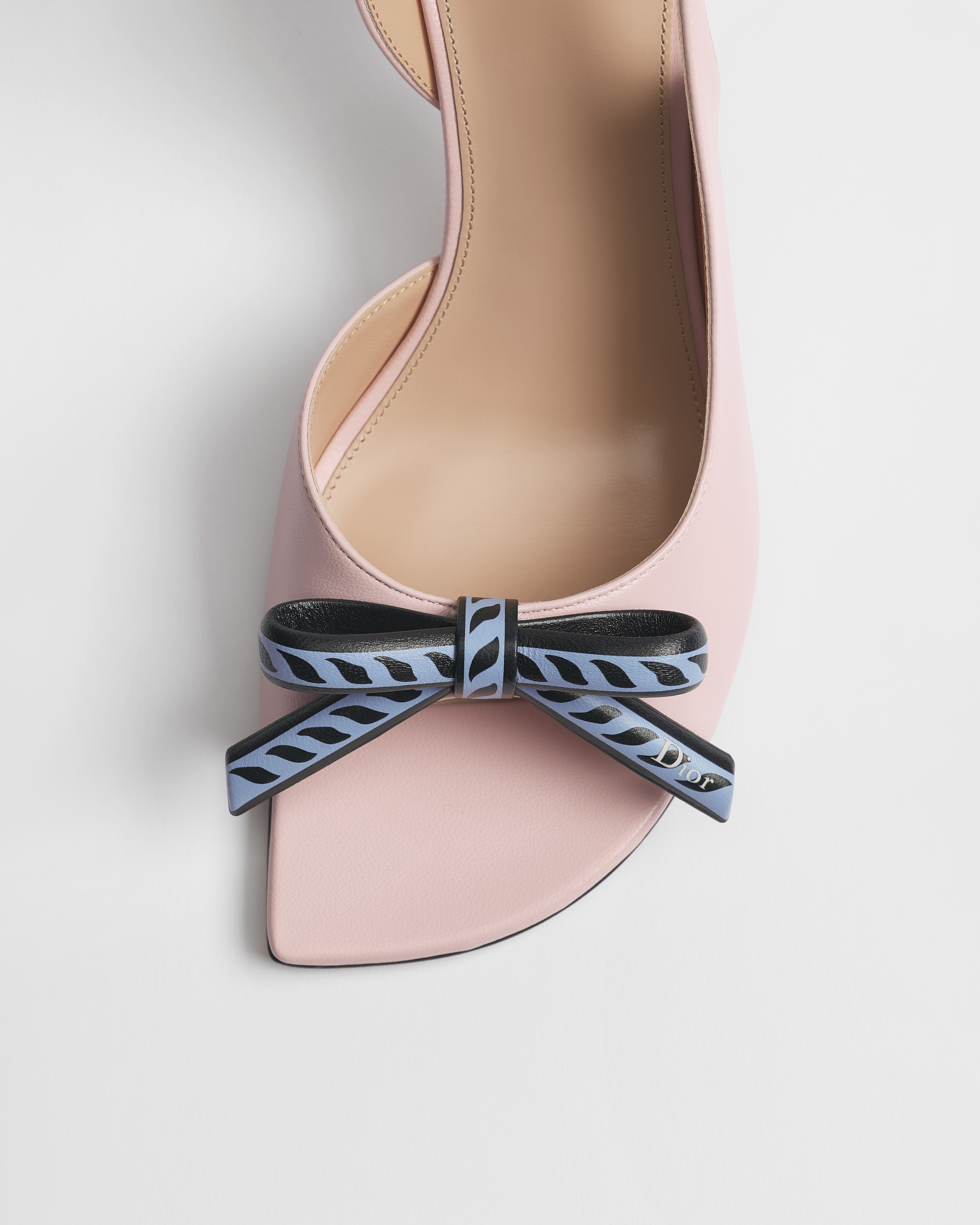Dior Qixi Dior Bow Heeled Slingback Sandal