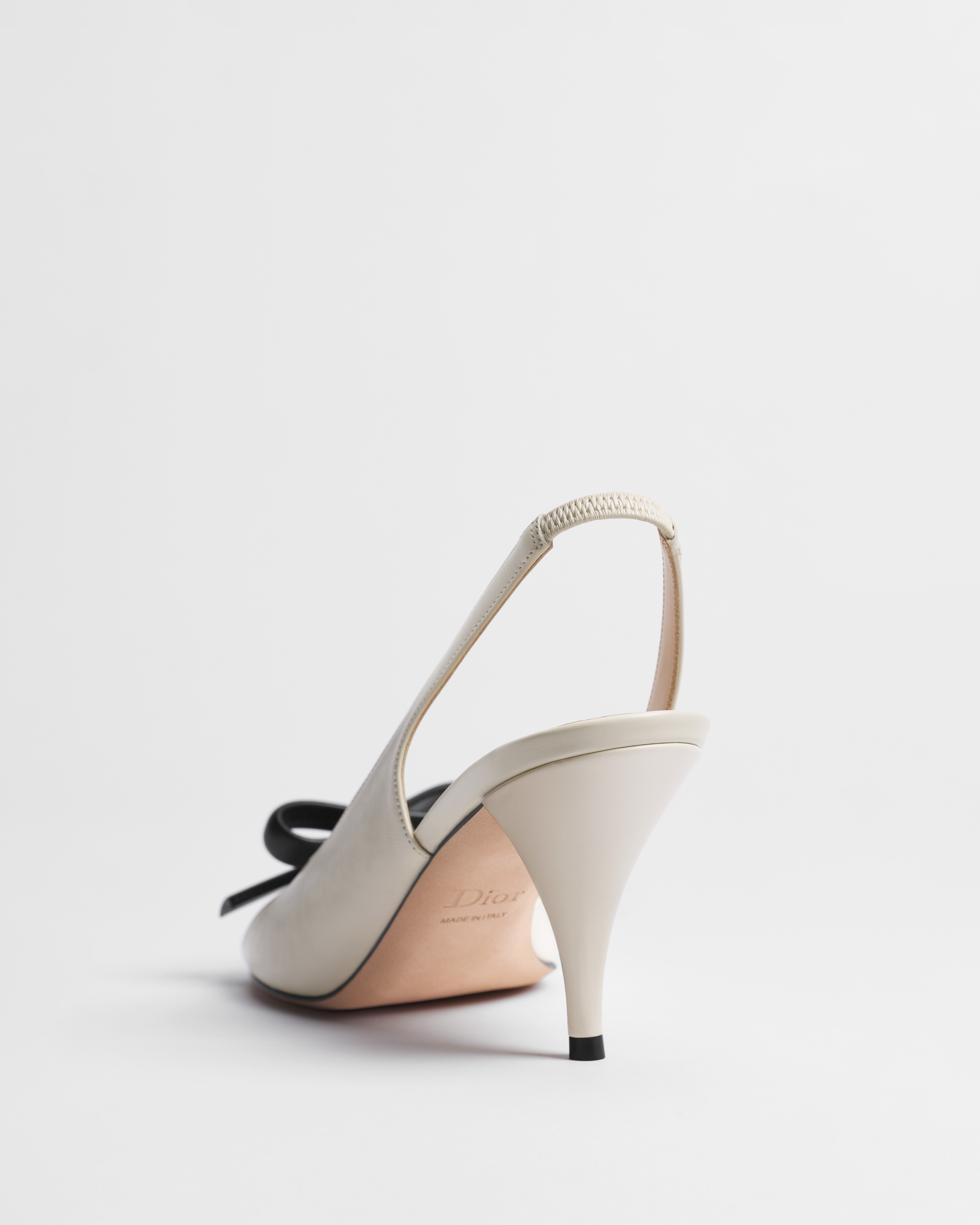 Dior Bow Heeled Slingback Sandal