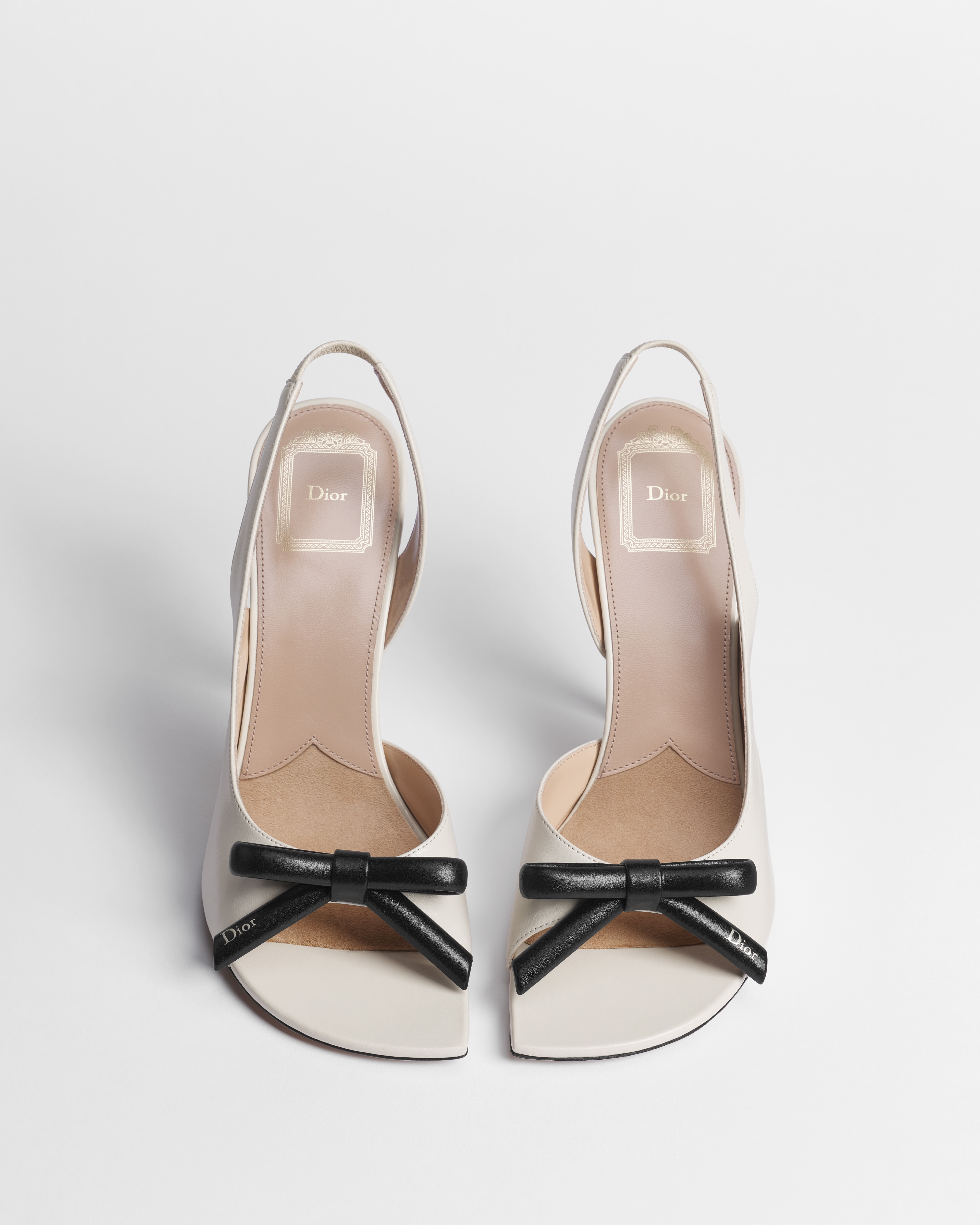 Dior Bow Heeled Slingback Sandal