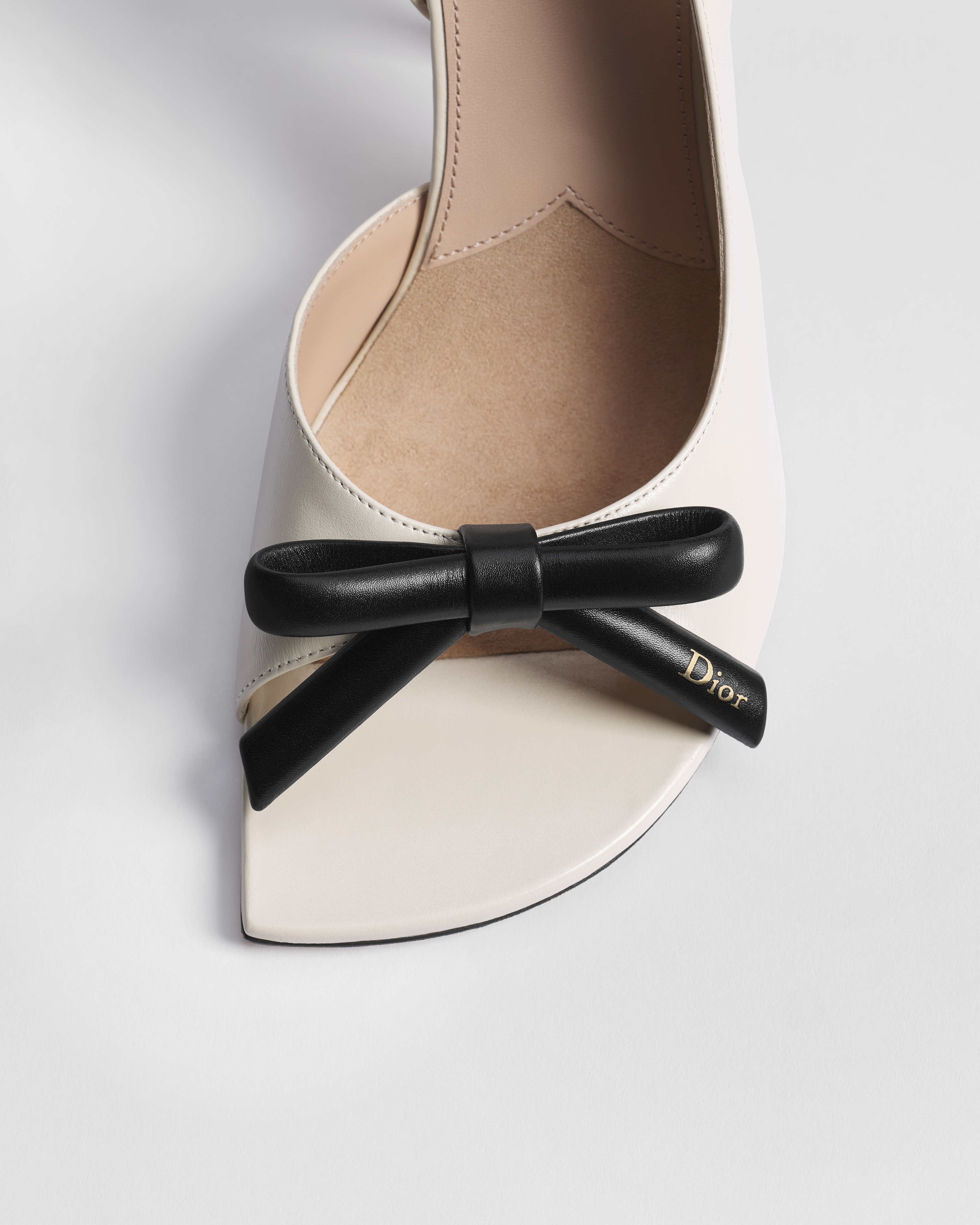 Dior Bow Heeled Slingback Sandal