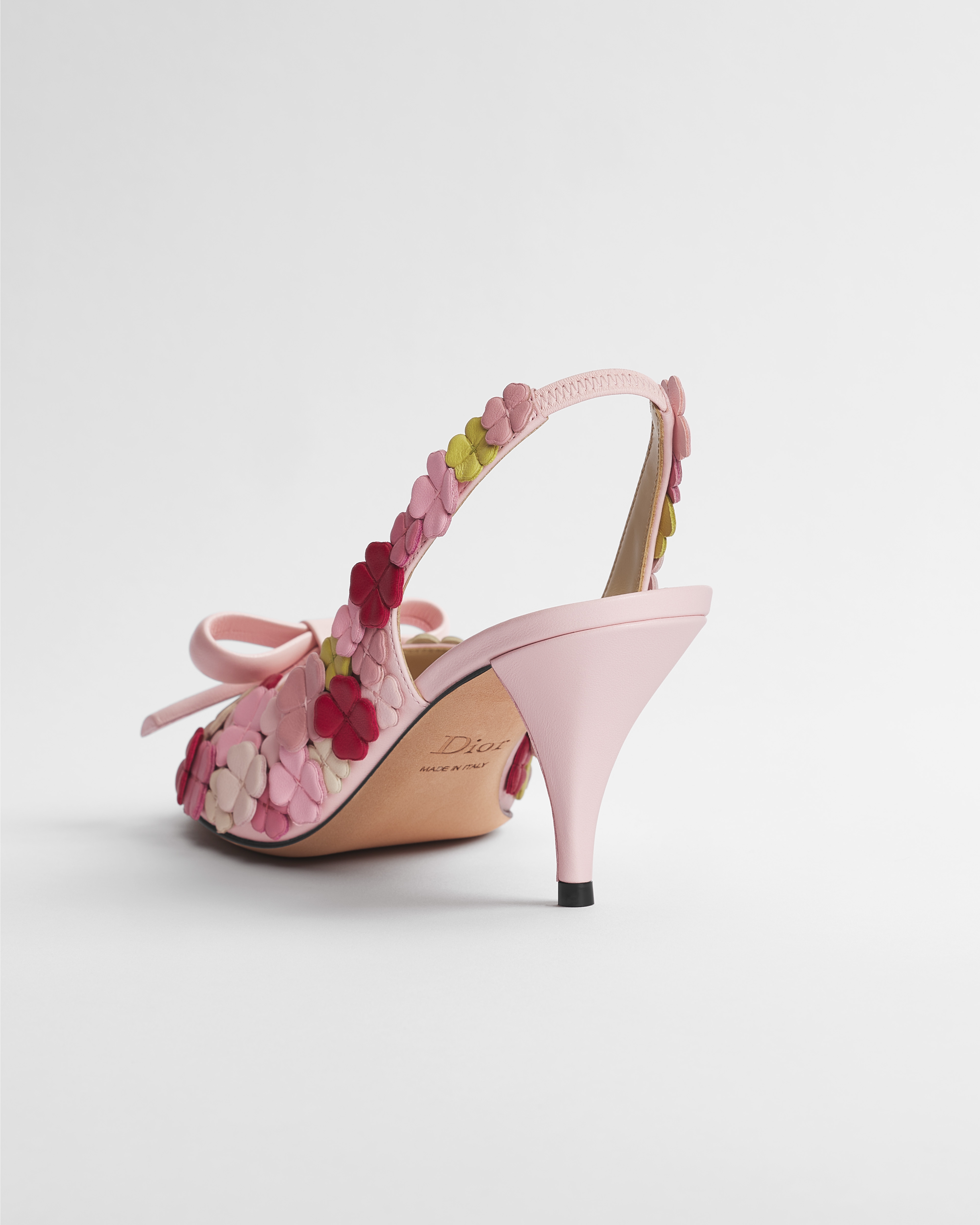 Dior Bow Heeled Slingback Sandal