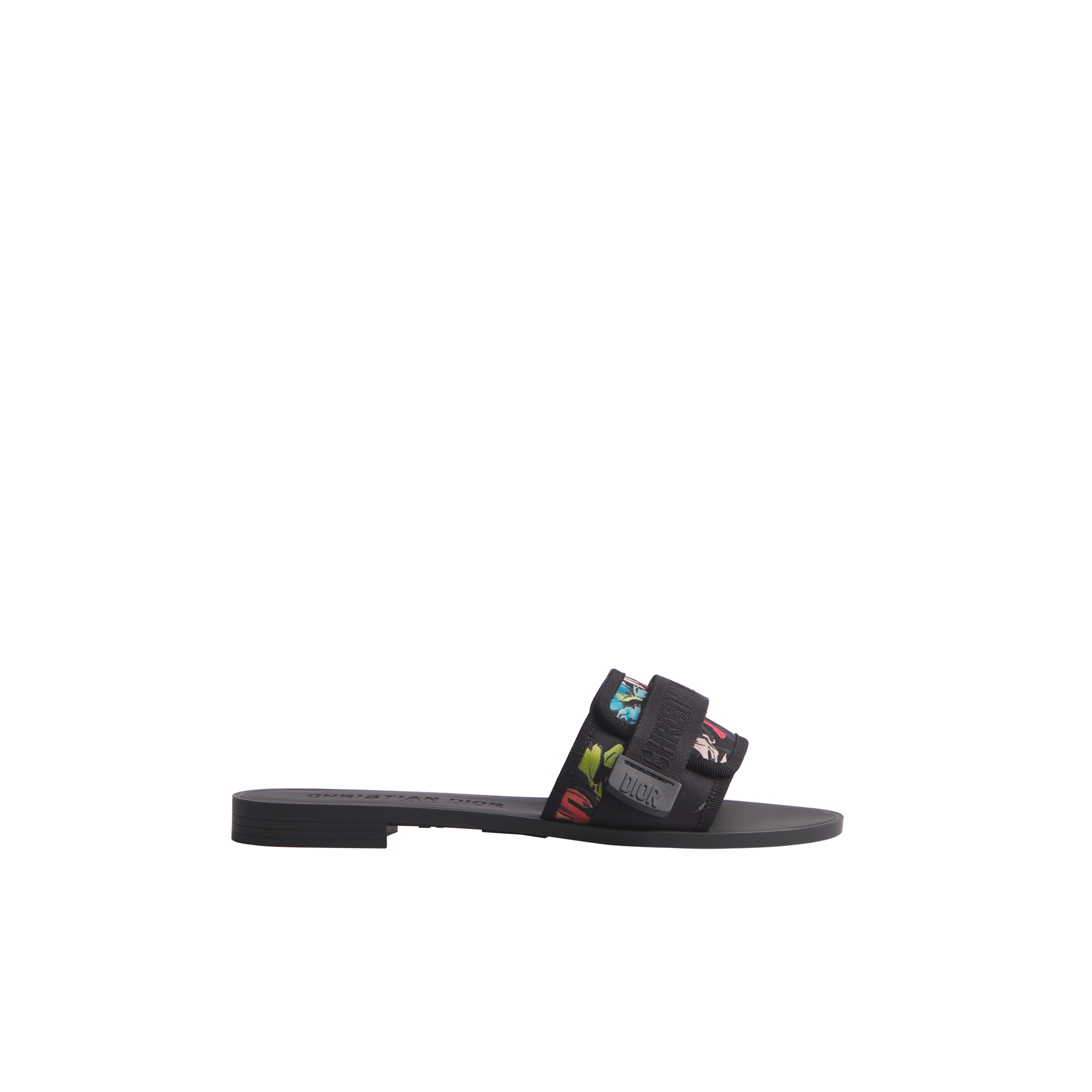 Dioriviera Dio(r)evolution Slide Black Technical Fabric with