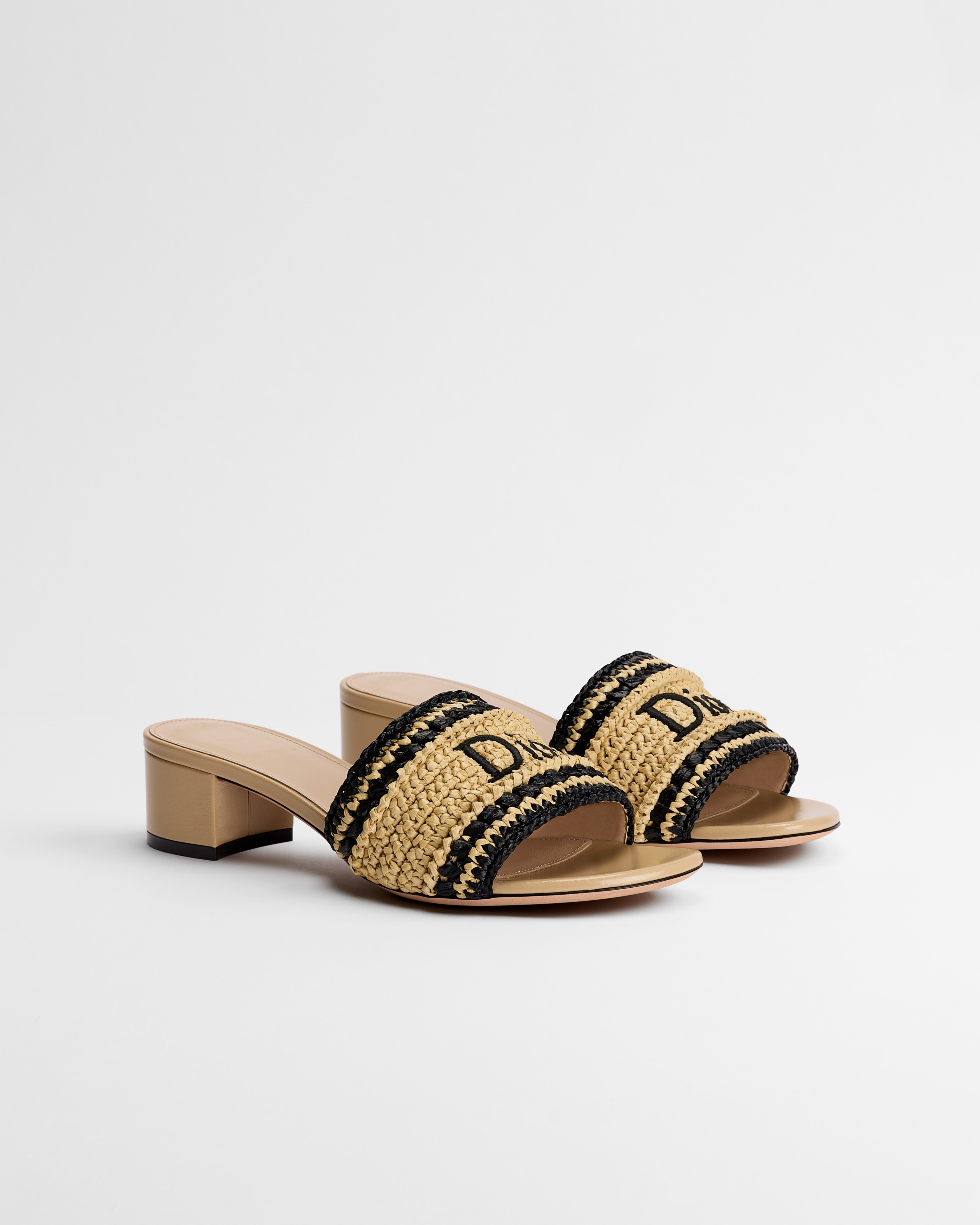 Dioriviera Dior Woven Heeled Slide