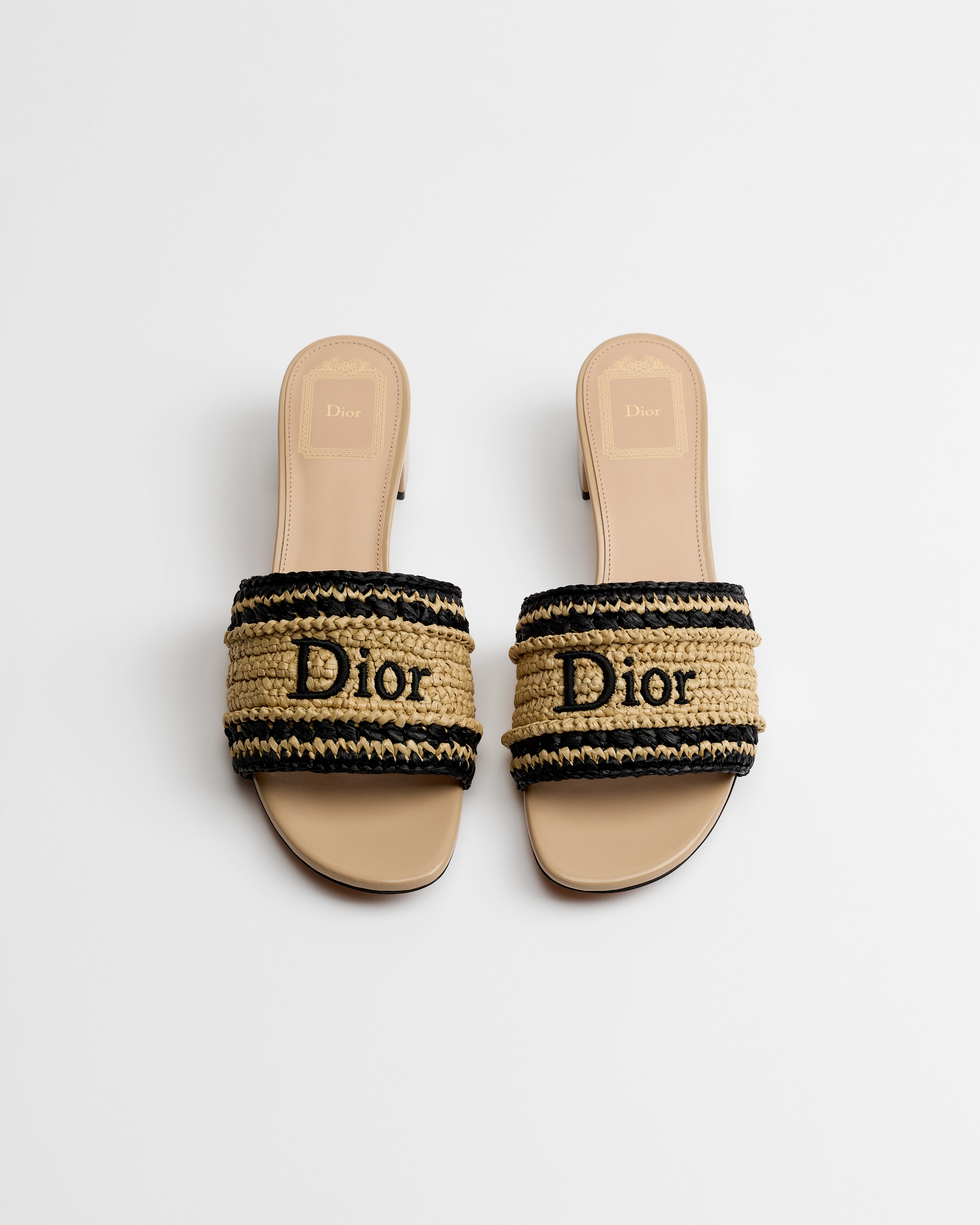 Dioriviera Dior Woven Heeled Slide