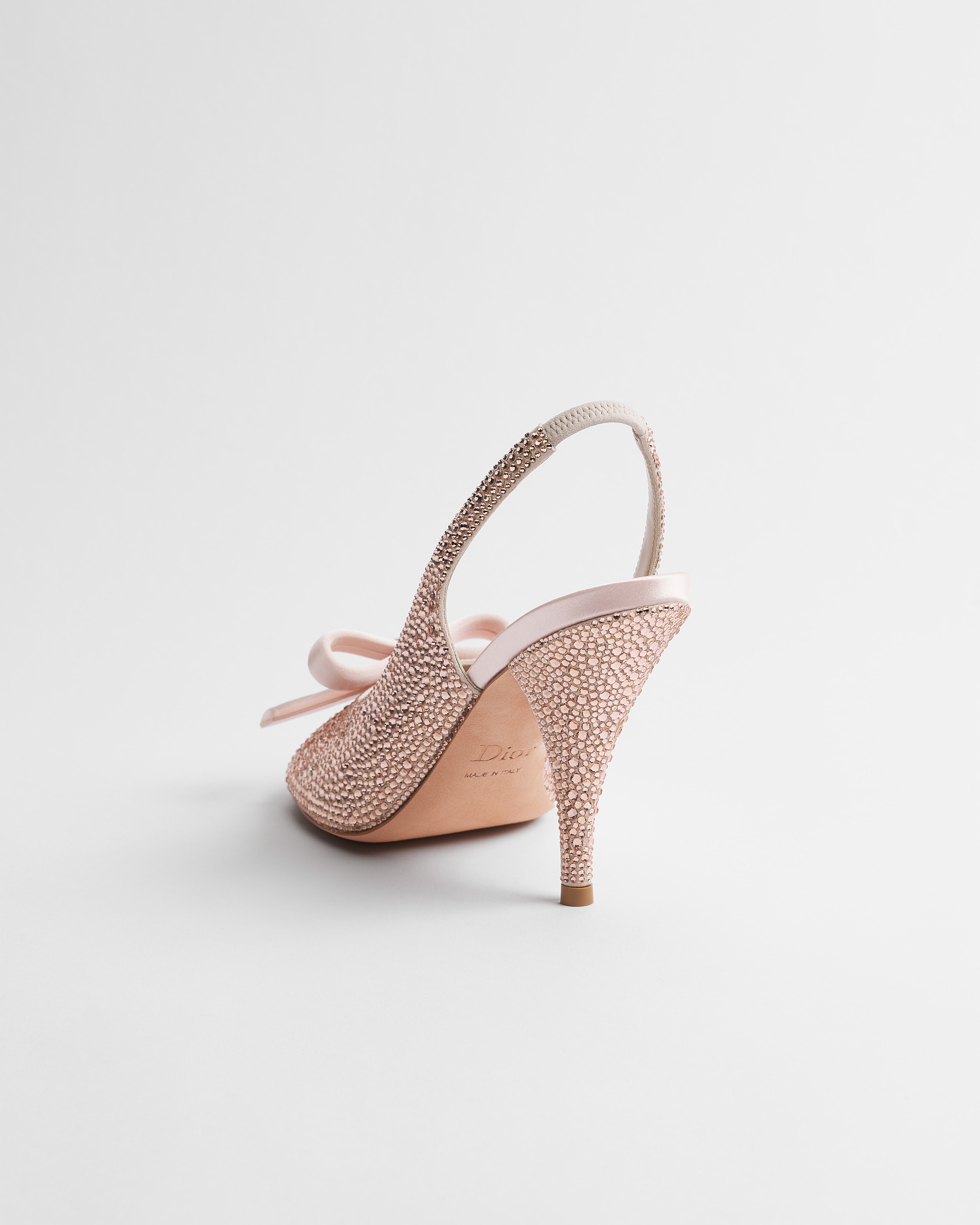 Sandalo slingback con tacco Dior Bow