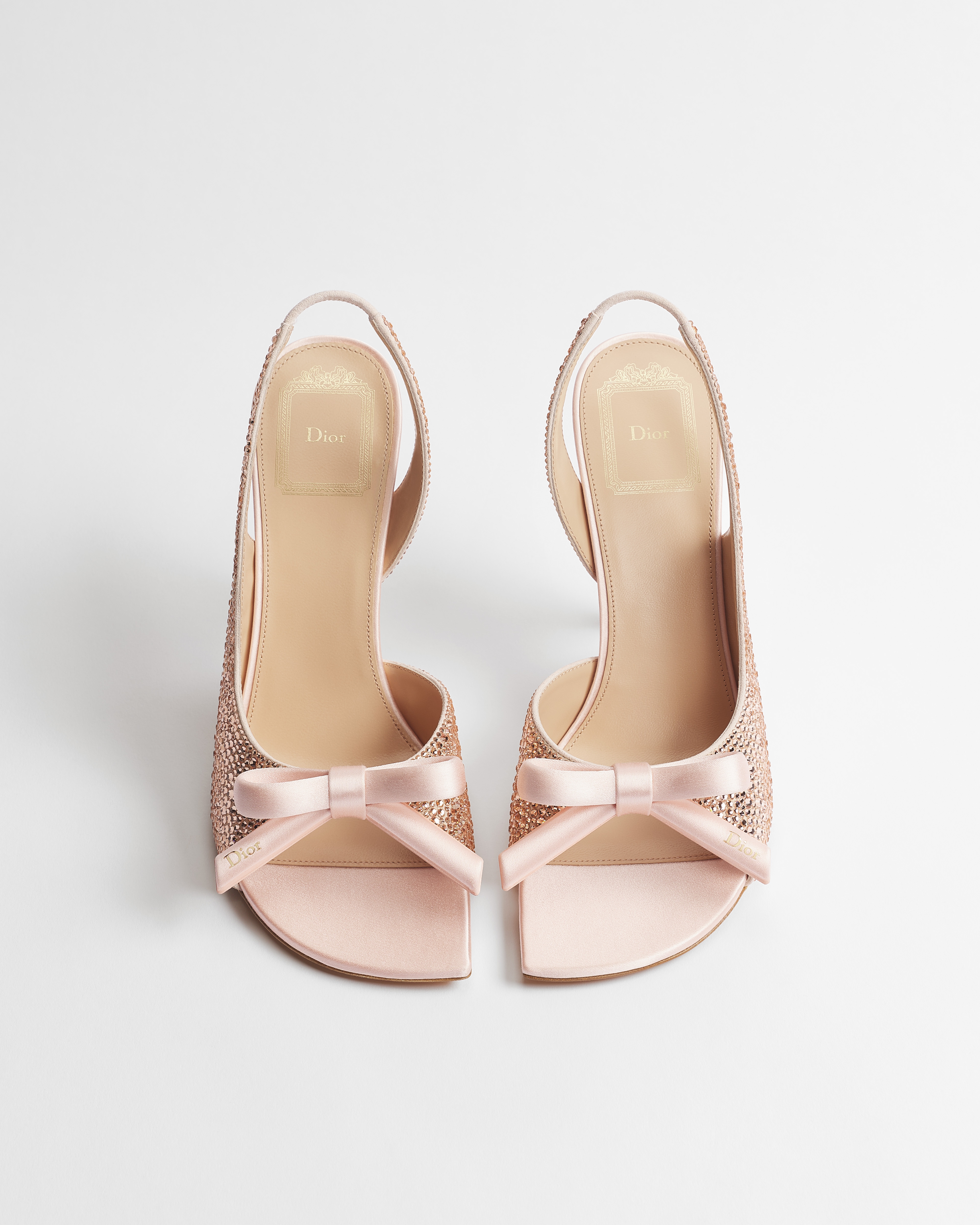 Sandalo slingback con tacco Dior Bow