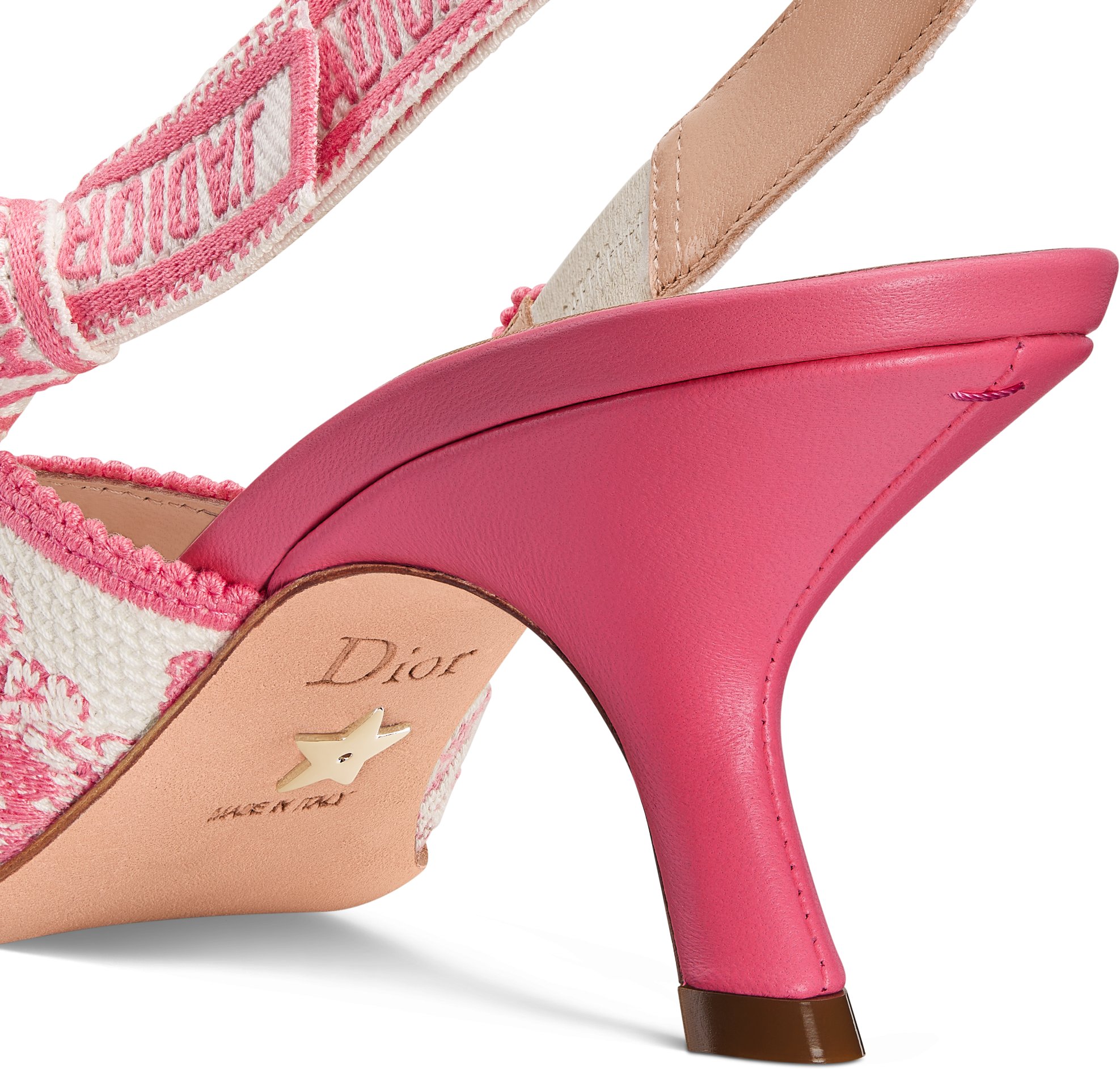 Dior pink slingback store