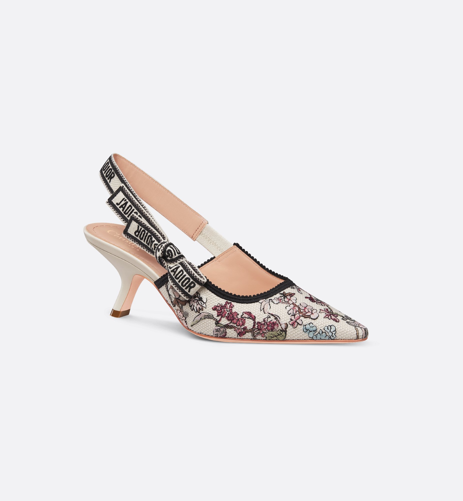 Dior Boy Slingback Pump White Supple Calfskin | DIOR Dior Boy Slingback Pump White Supple Calfskin | DIOR