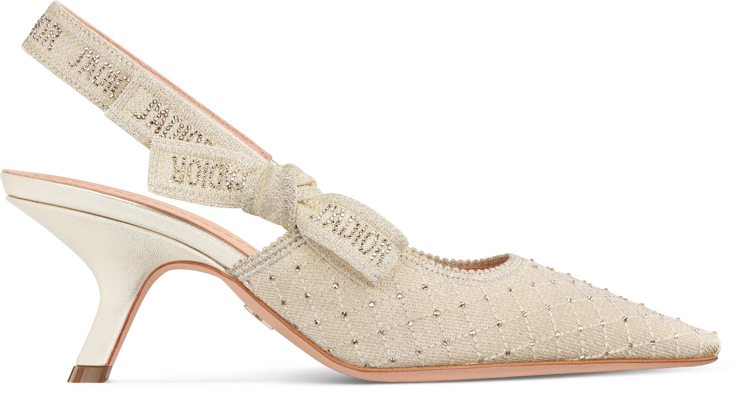 Escarpin slingback J'Adior Dior Or aria_woman_viewcode_e01