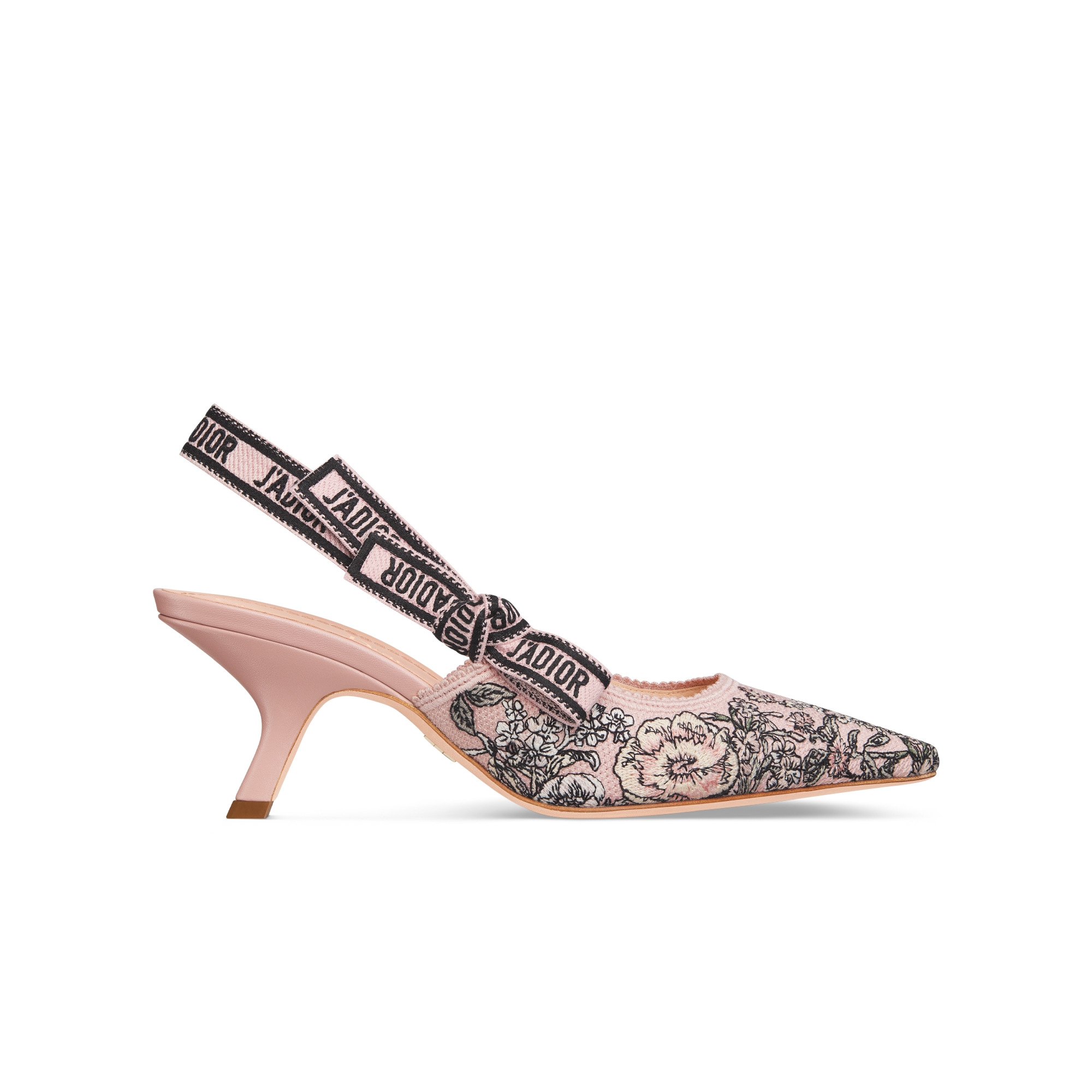 Dior Lucky J'Adior Slingback Pump Rose des Vents Pink Flowers
