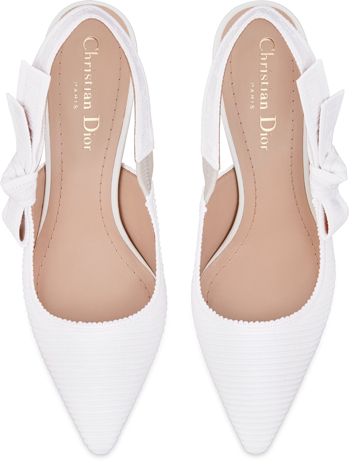 Dior white shoes heels shop