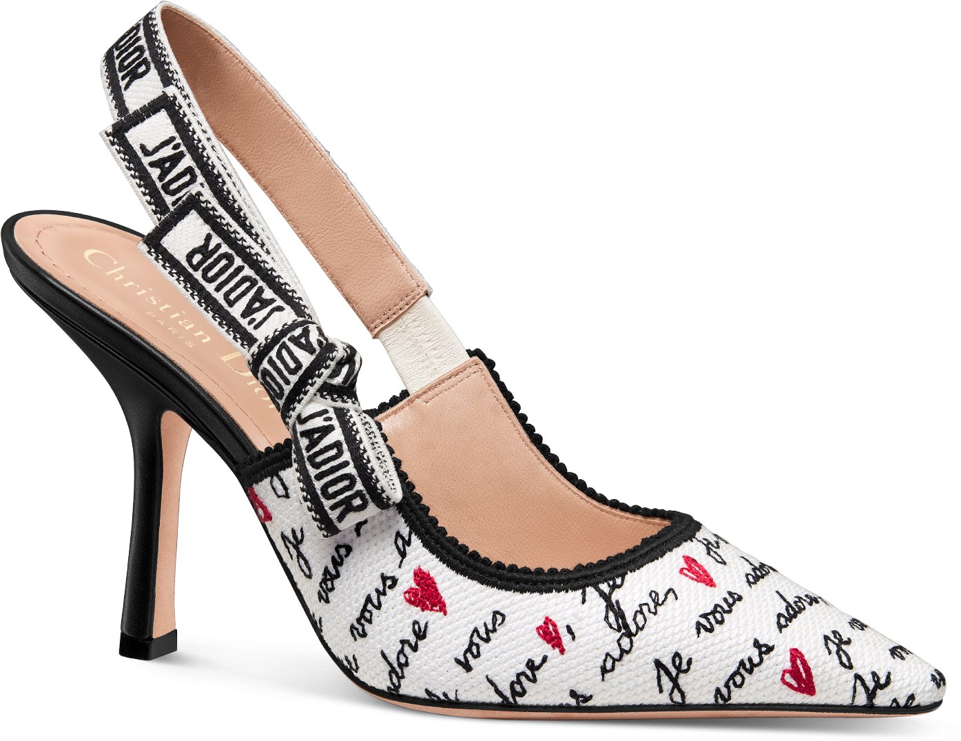 Dior slingback red sale