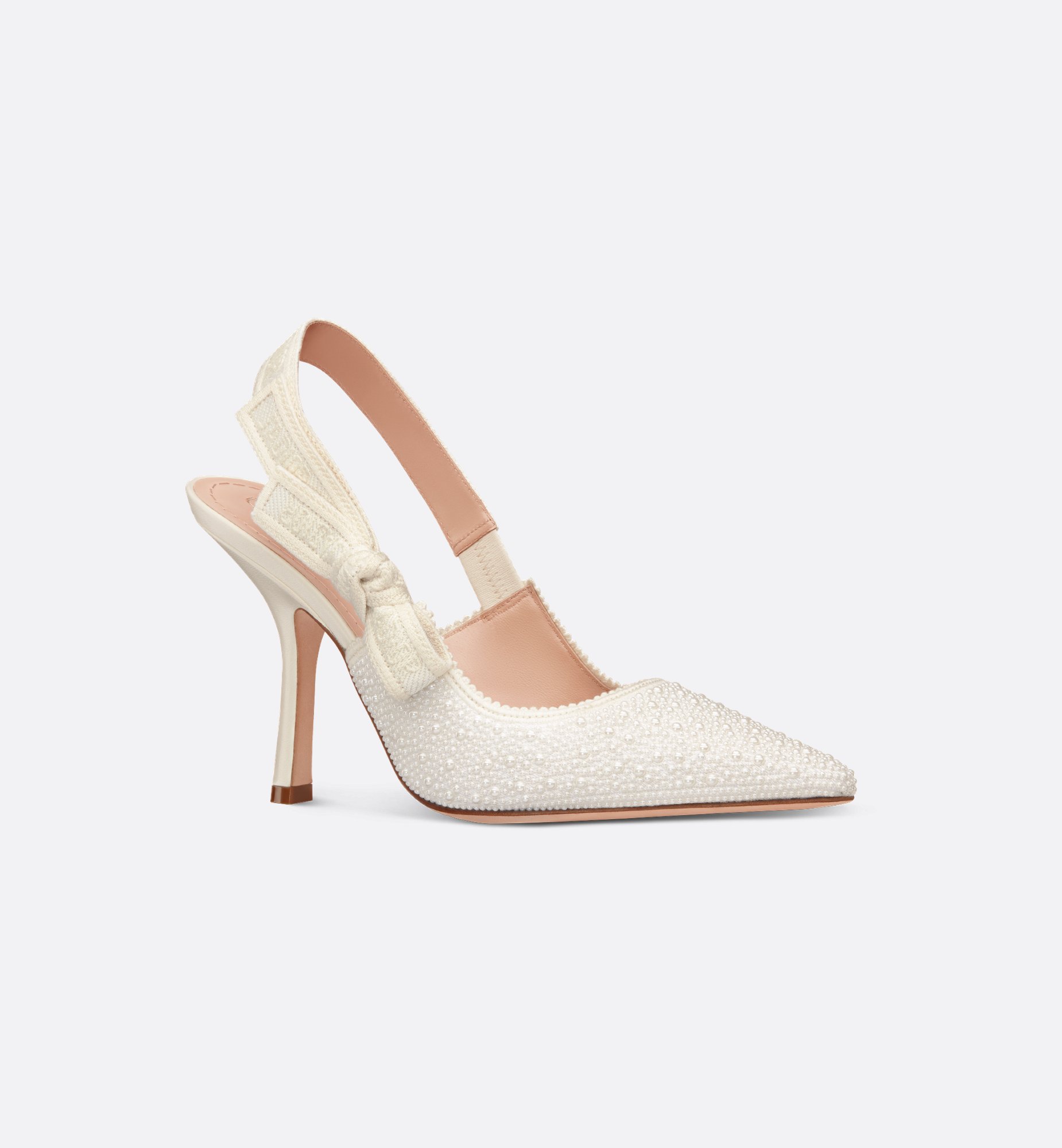 Dior Boy Slingback Pump White Supple Calfskin | DIOR Dior Boy Slingback Pump White Supple Calfskin | DIOR