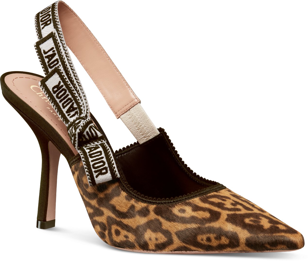 Escarpins Manolo Blahnik Espedal - Cheveux De Veau Léopard - Taille 37