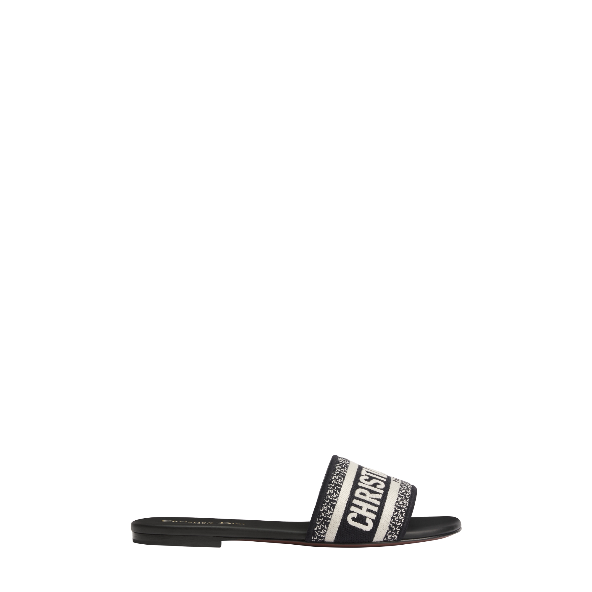  Black embroidered cotton