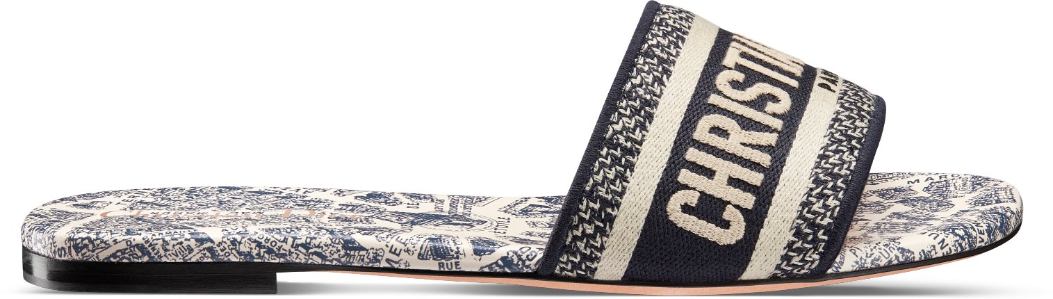 Dior logo slides sales