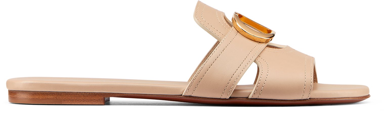 30 Montaigne Slide Black Calfskin | DIOR