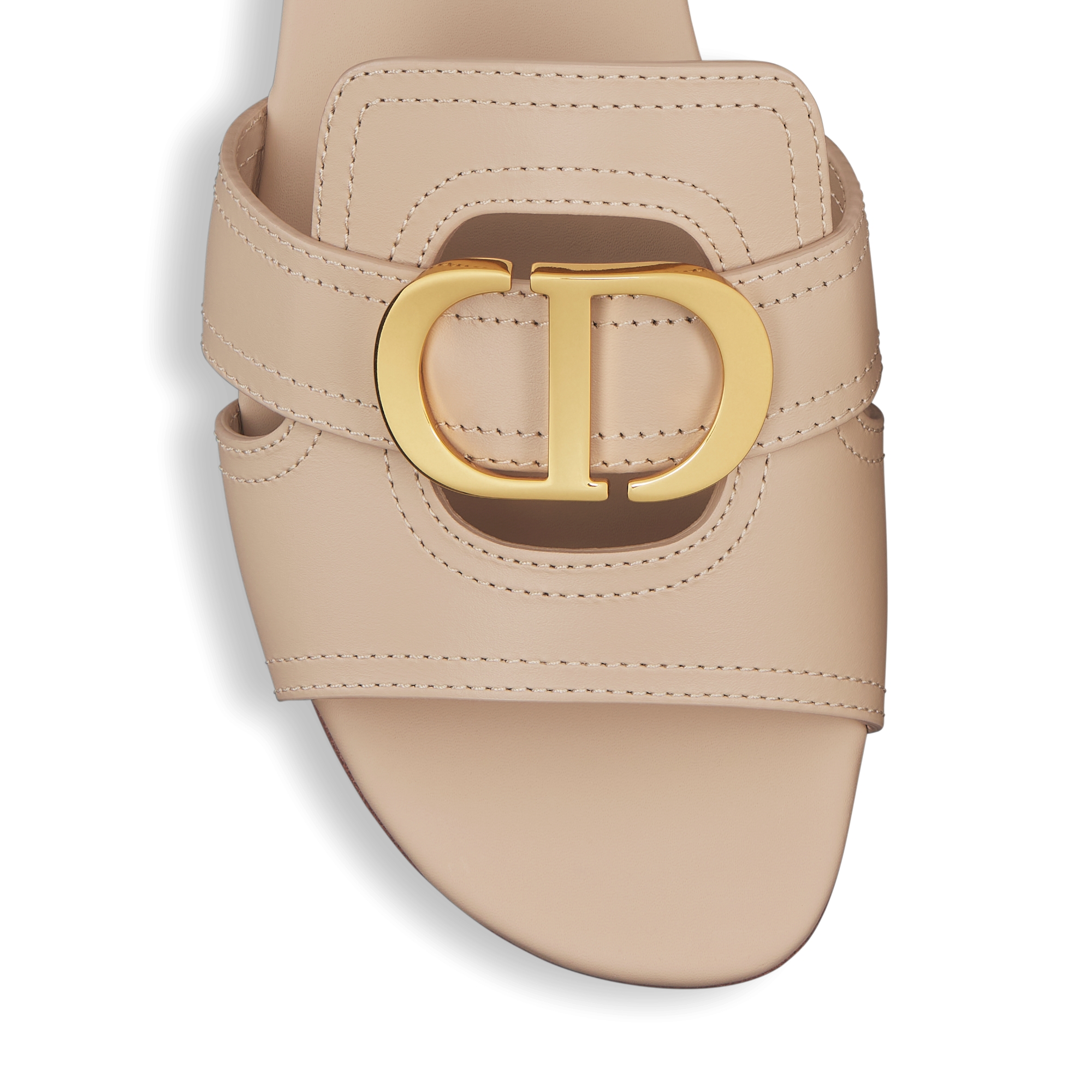 30 Montaigne Slide Beige Calfskin E09