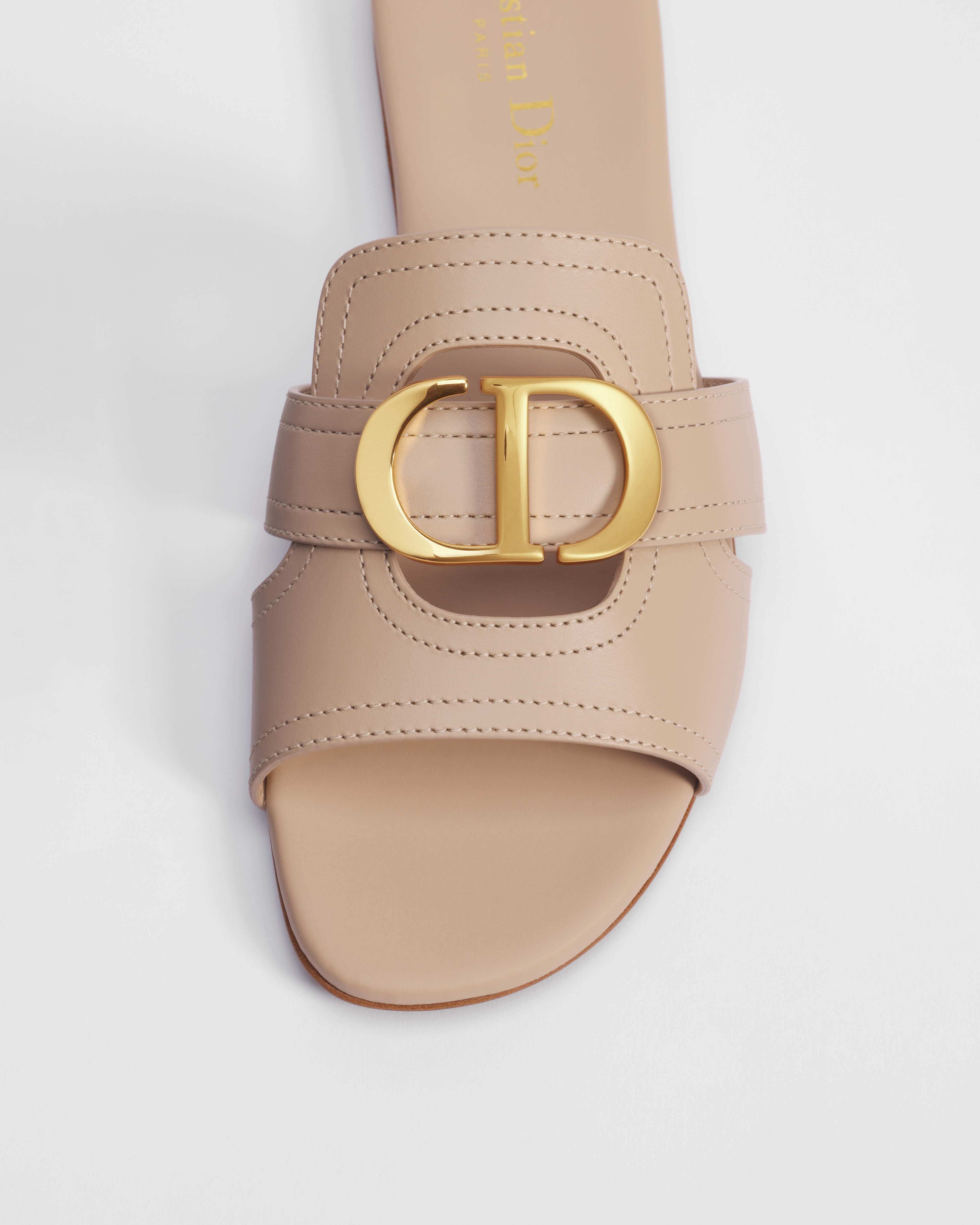 Mule 30 Montaigne Cuir de veau beige E10