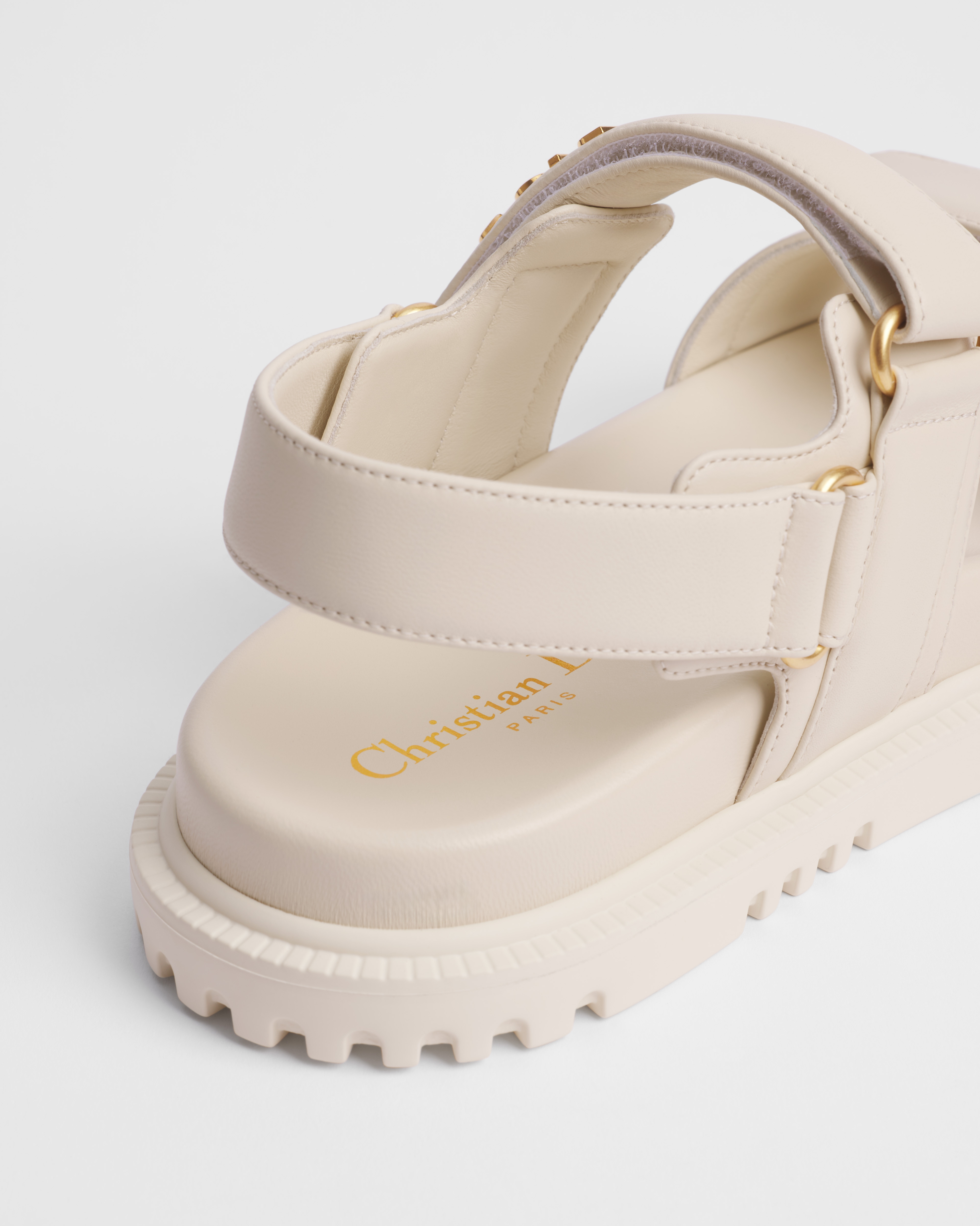 Dioract Sandale Lammleder in Weiß E10