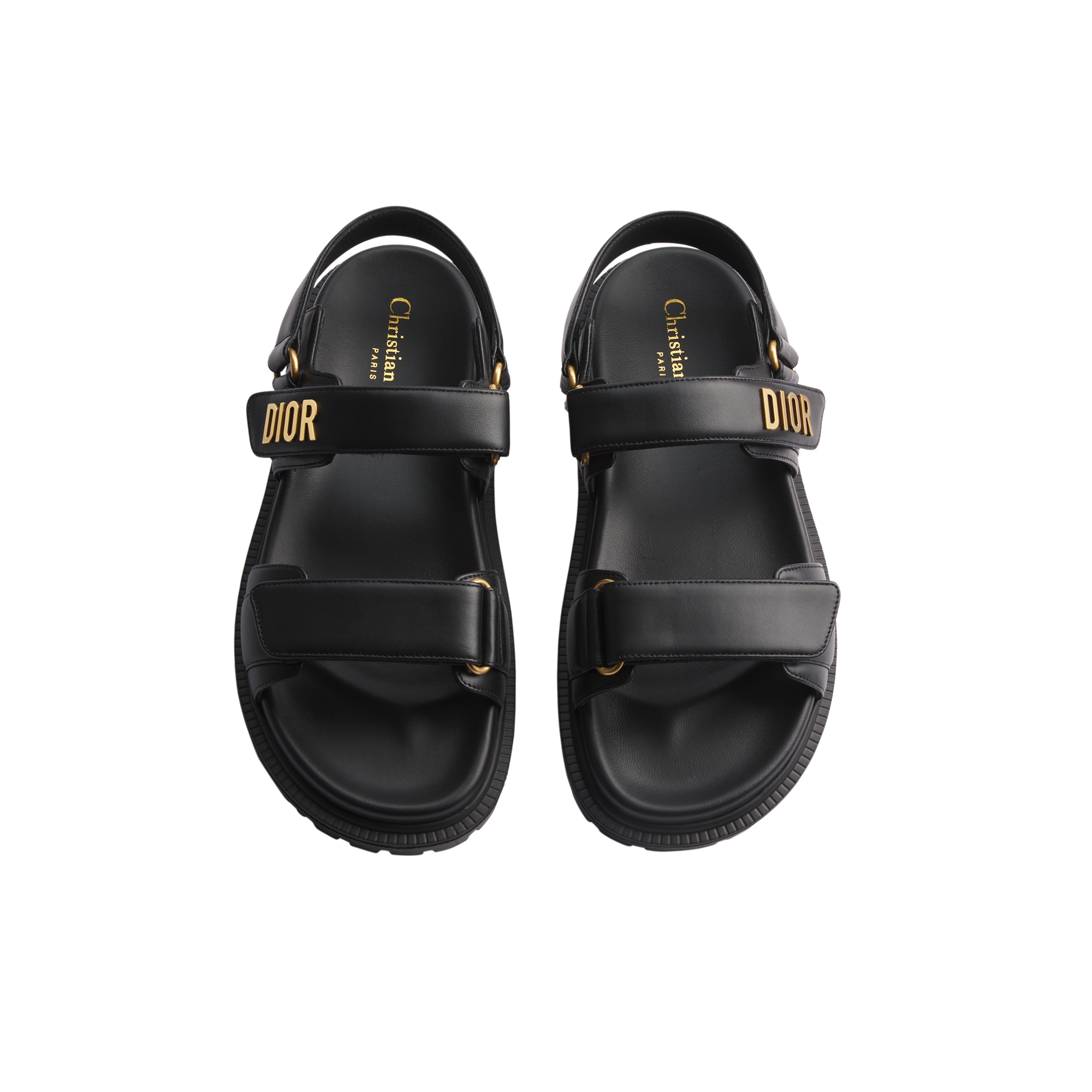 Dioract Sandal Black Lambskin E06