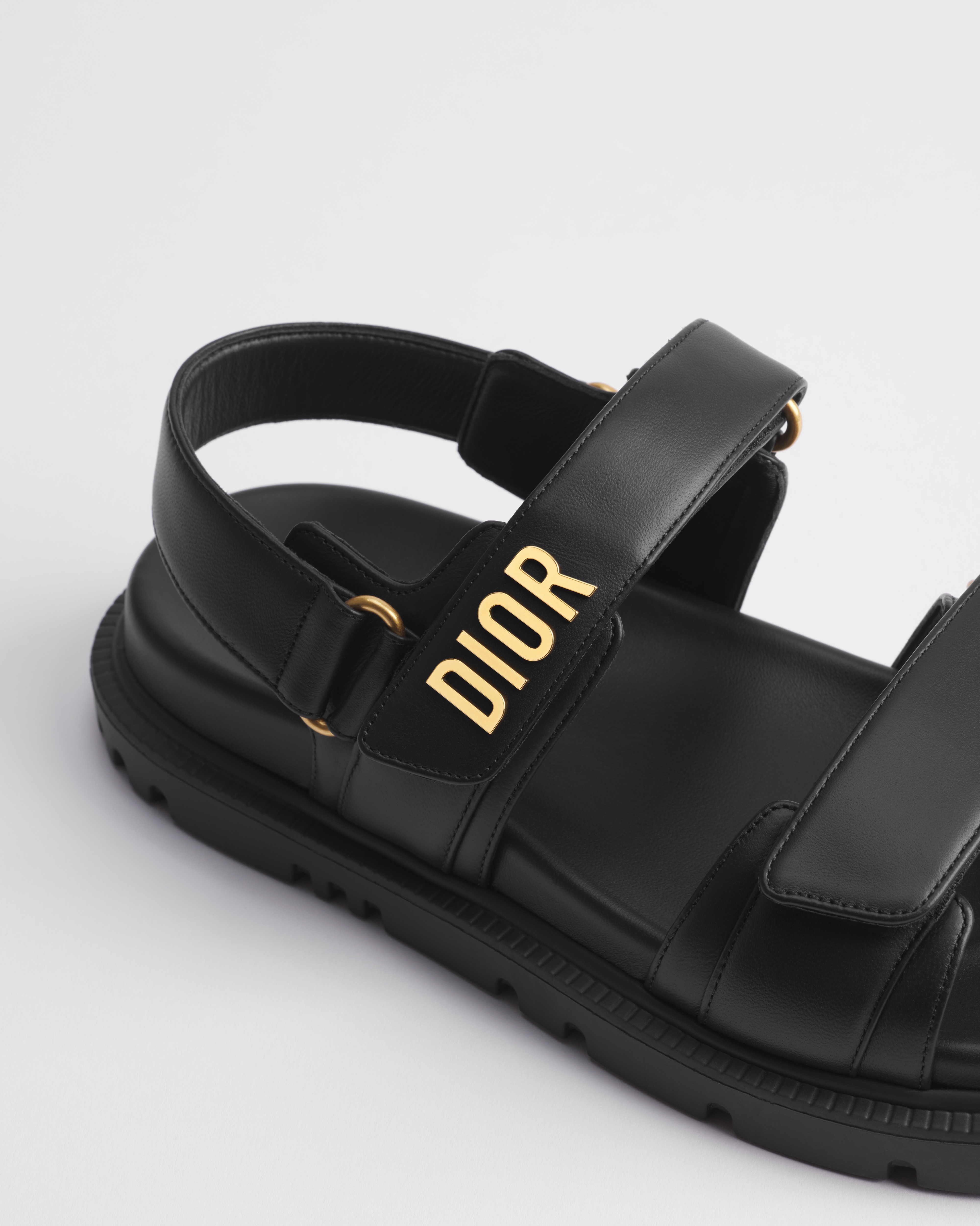 Dioract Sandal Black Lambskin E09
