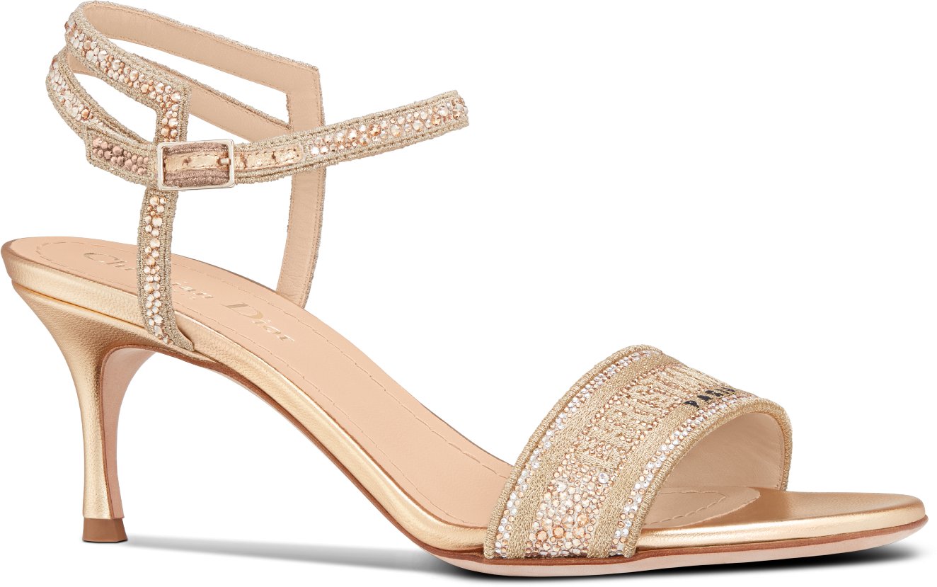 Dway Heeled Sandal Three quarter closed view Three quarter closed view