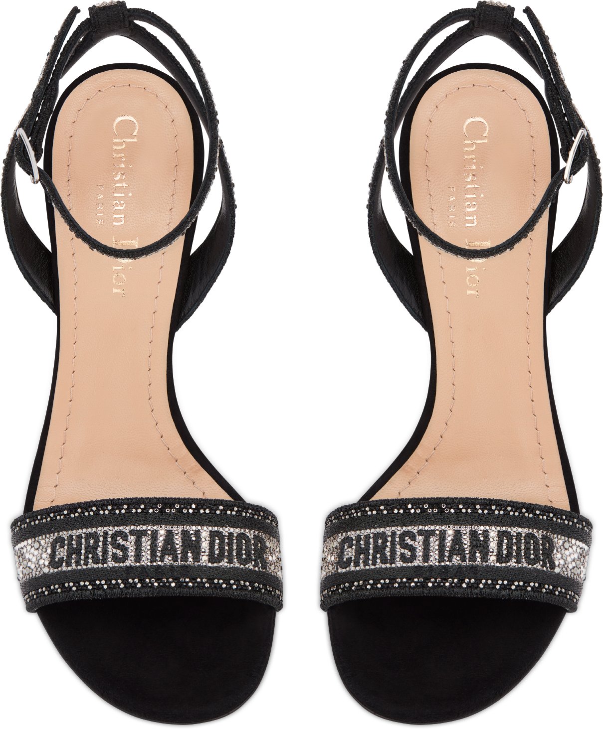 Christian Dior サンダル 黒 DWAY地図柄