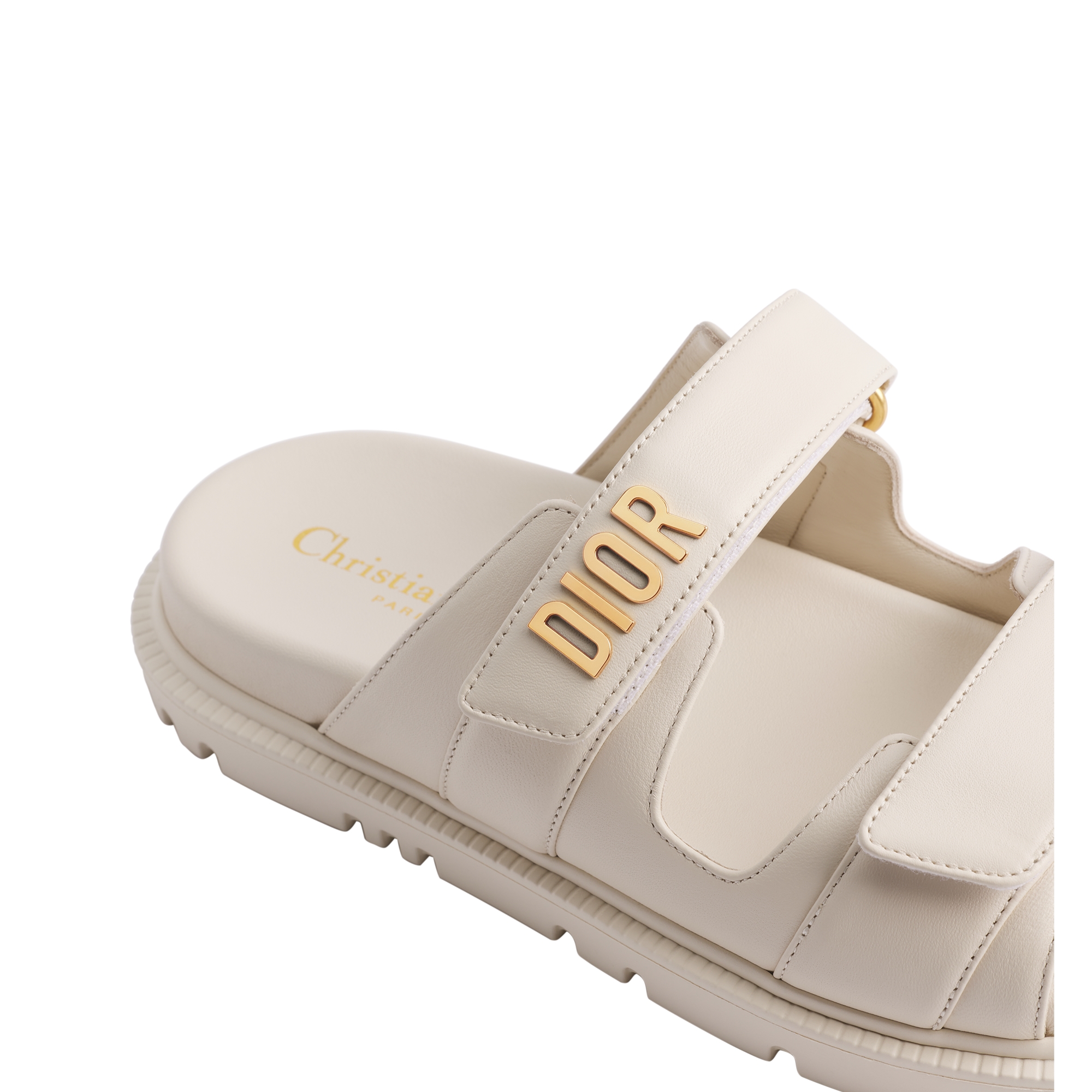 Dioract Slide White Lambskin E09