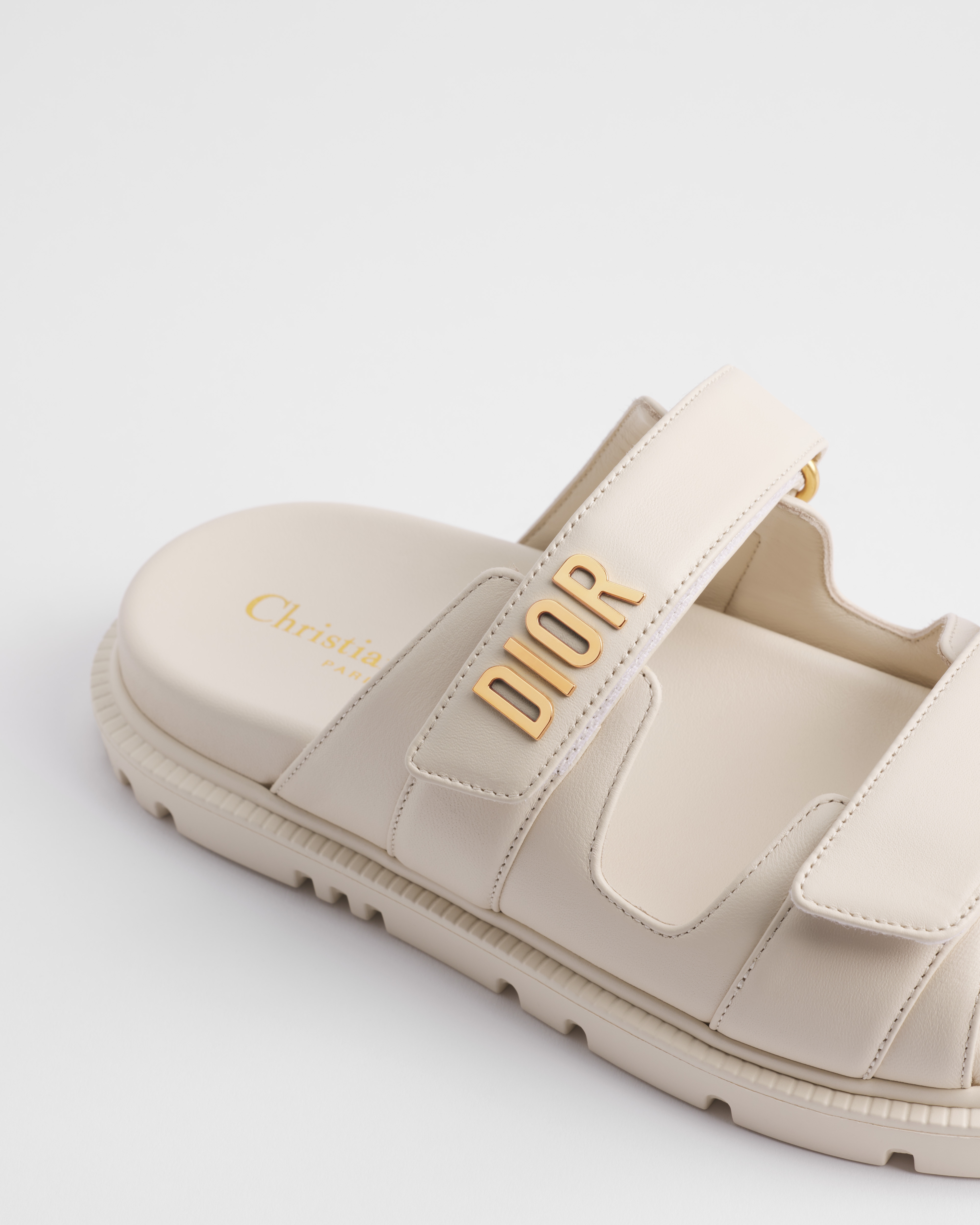 Dioract Slide White Lambskin E09