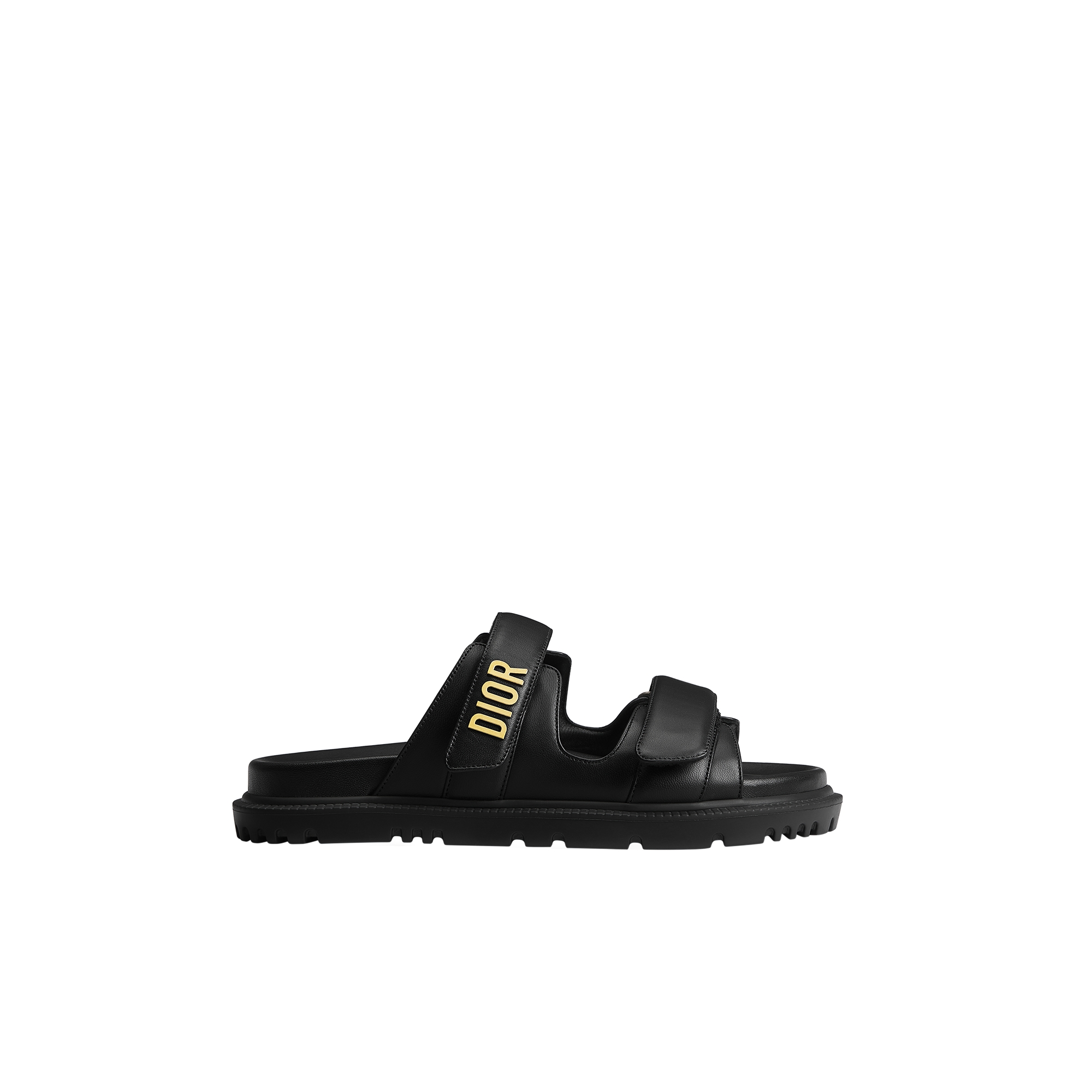 Dioract Slide Black Lambskin E02
